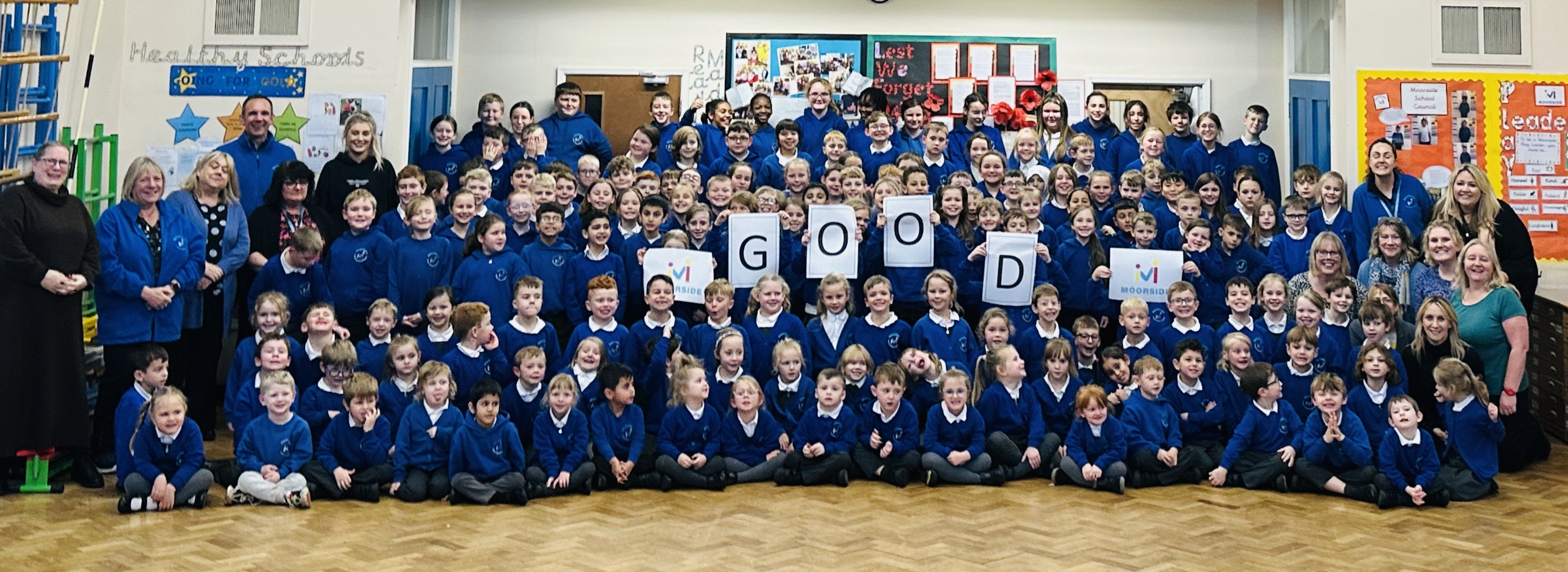 Students at Moorside Primary School and Nursery in Ripon