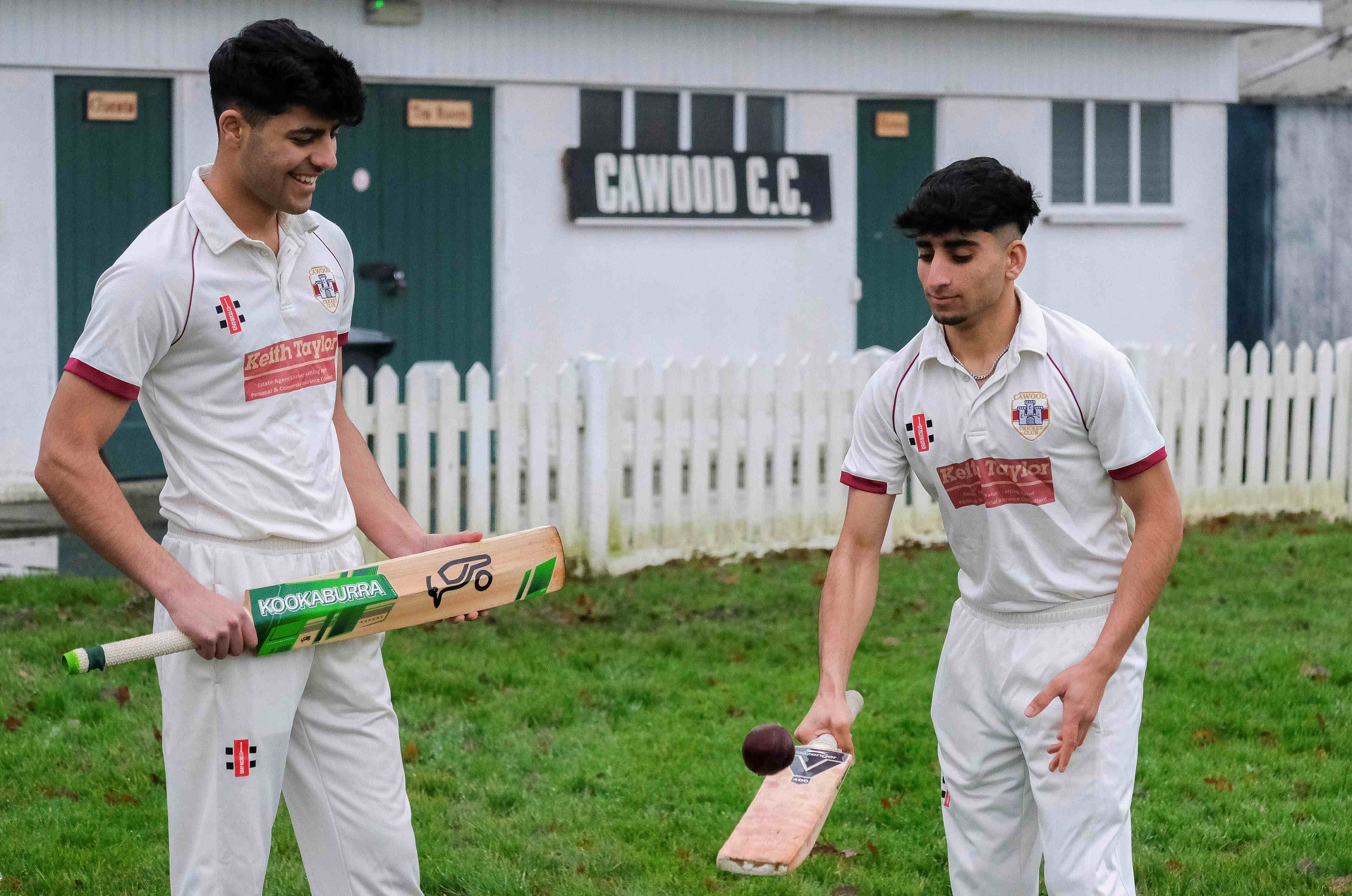 Two Cawood cricketers