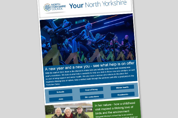 The Your North Yorkshire email from January 2024
