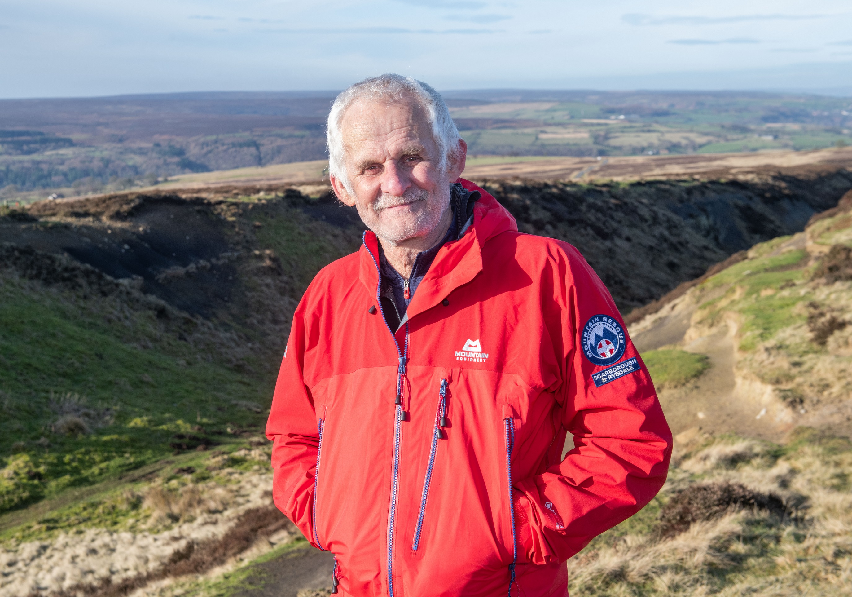 Roger Hartley a member of Scarborough and Ryedale Mountain Rescue Team 