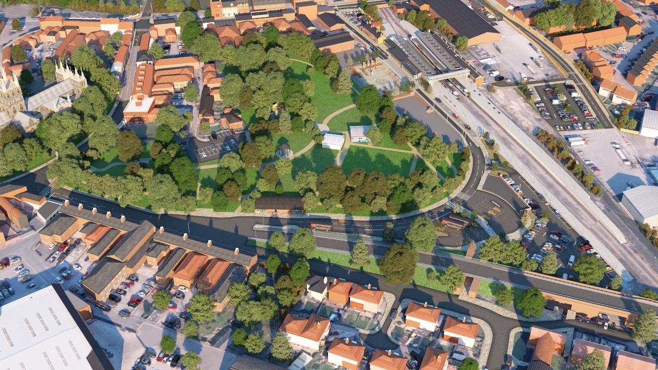 An artist’s impression for the Selby Gateway project.