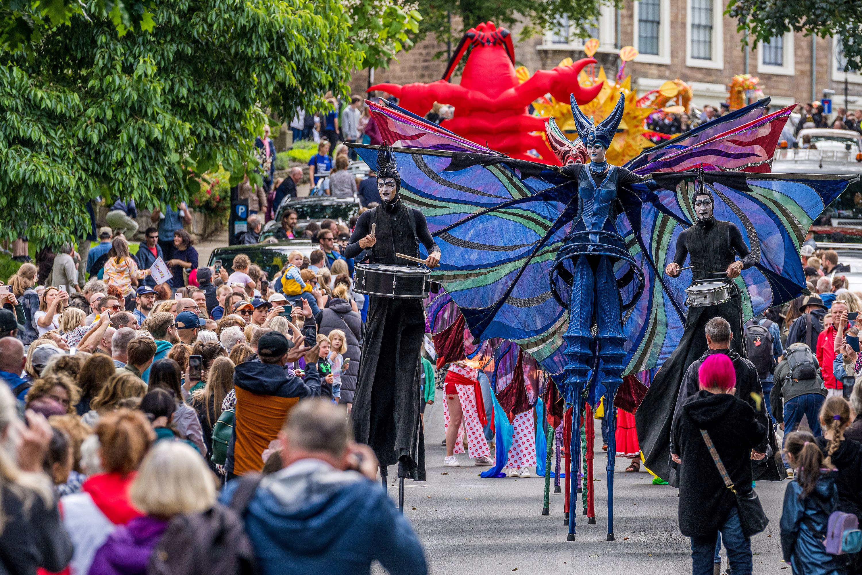 Carnival, which takes place in Harrogate and celebrates the diversity, costumes, colours, sounds and flavours from the four corners of the world. (Picture credit: Harrogate International Festivals)