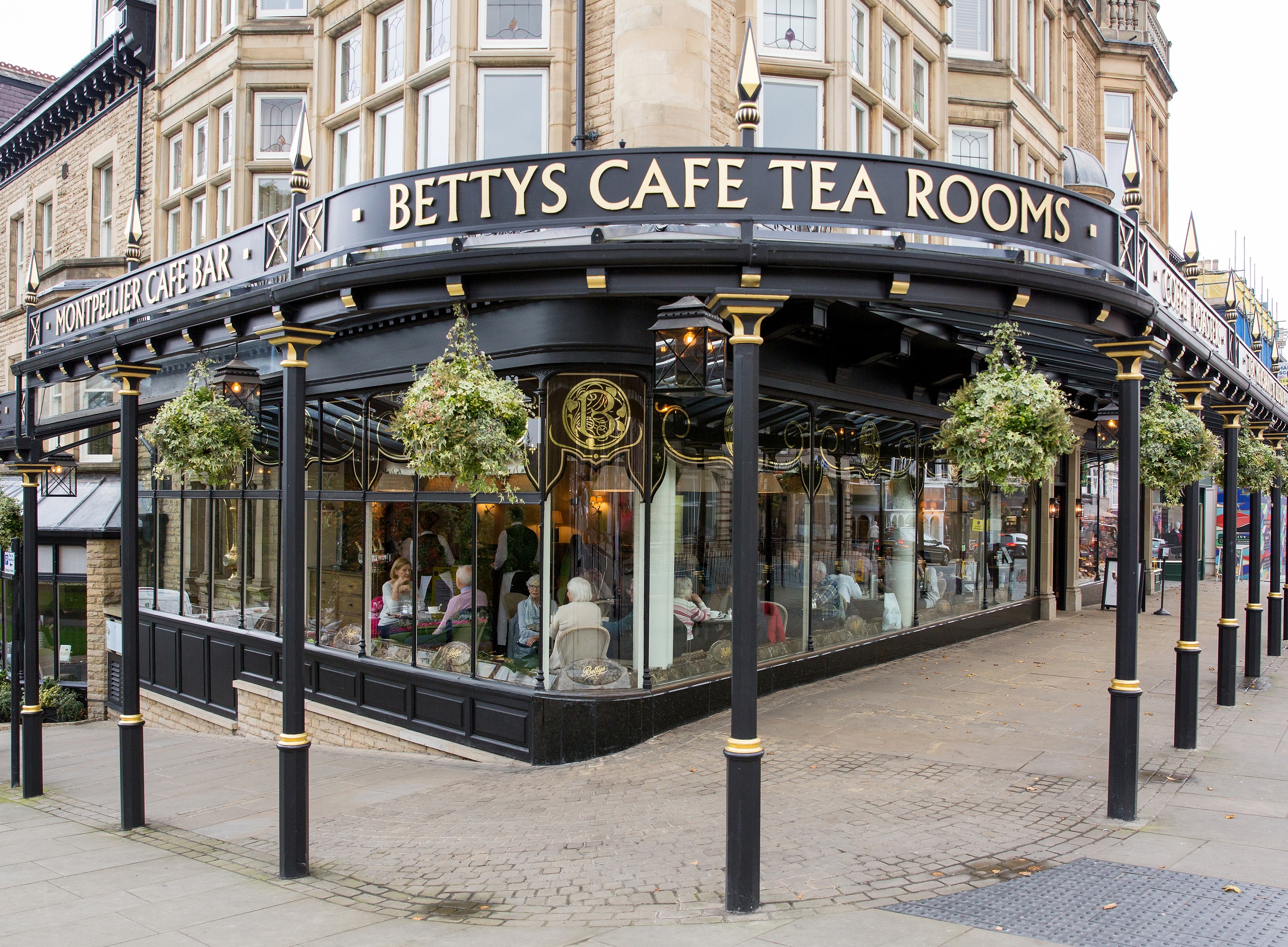 The outside of Bettys tea room
