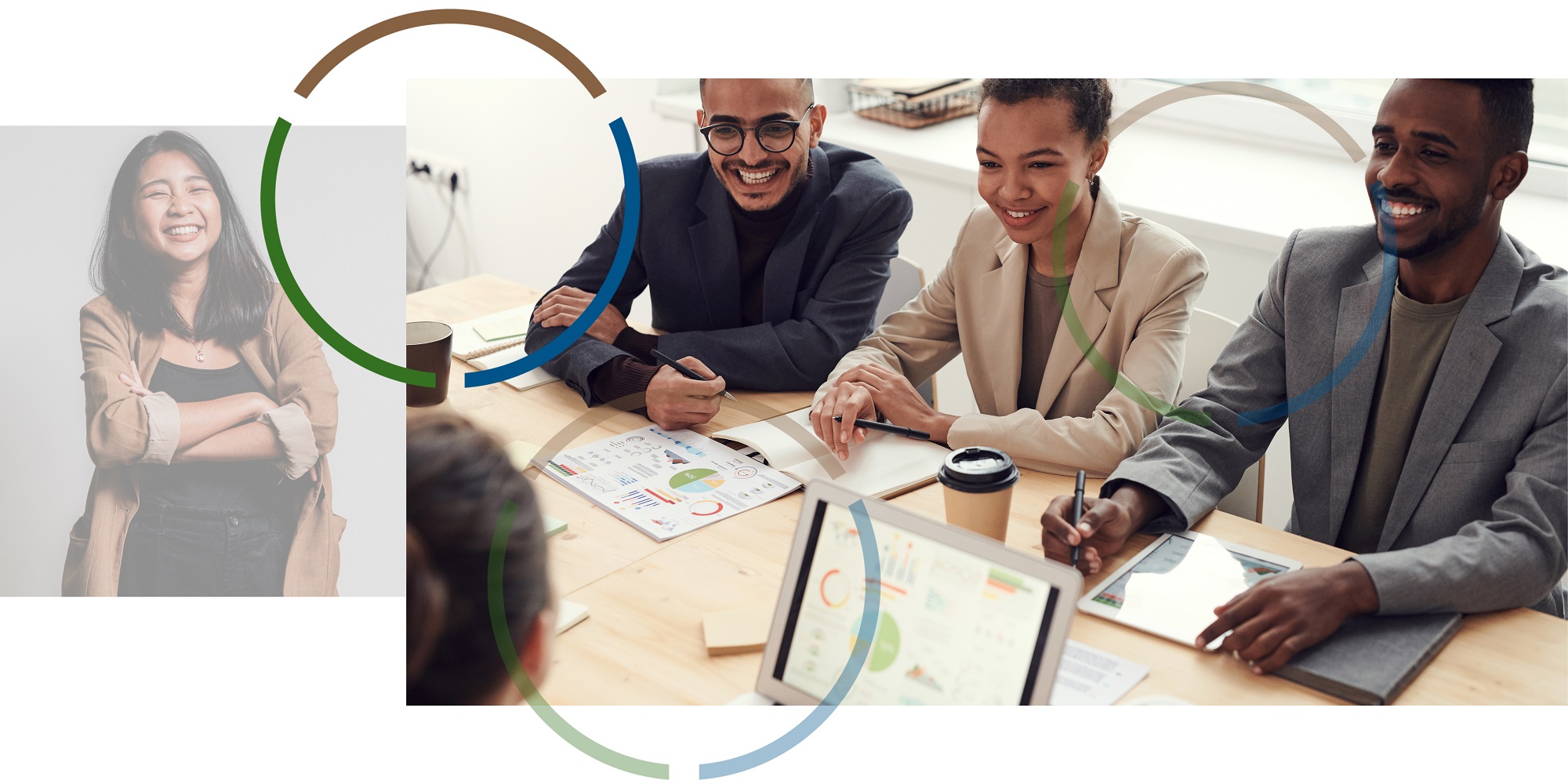 colleagues around a table