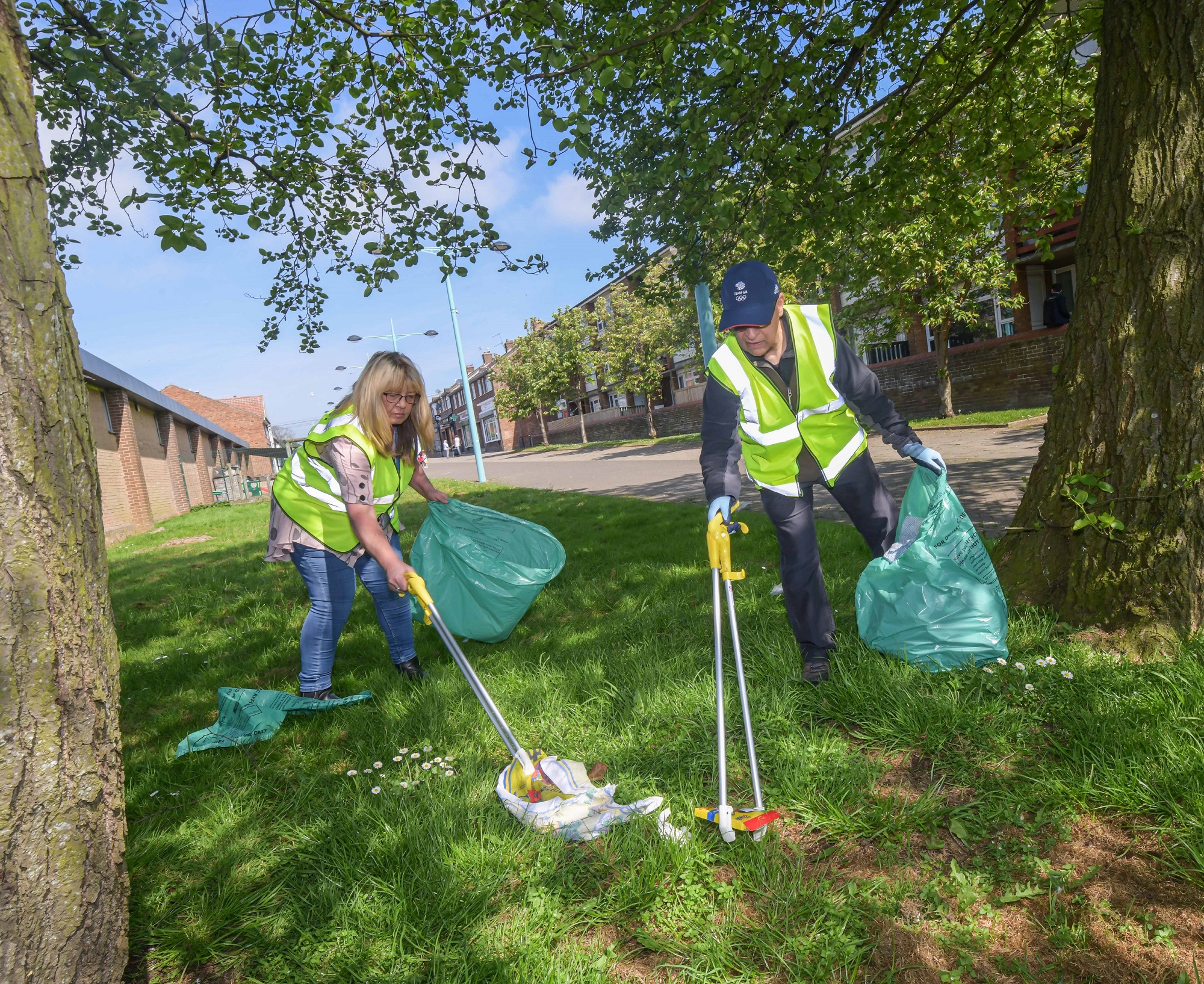 Litter picking in Eastfield