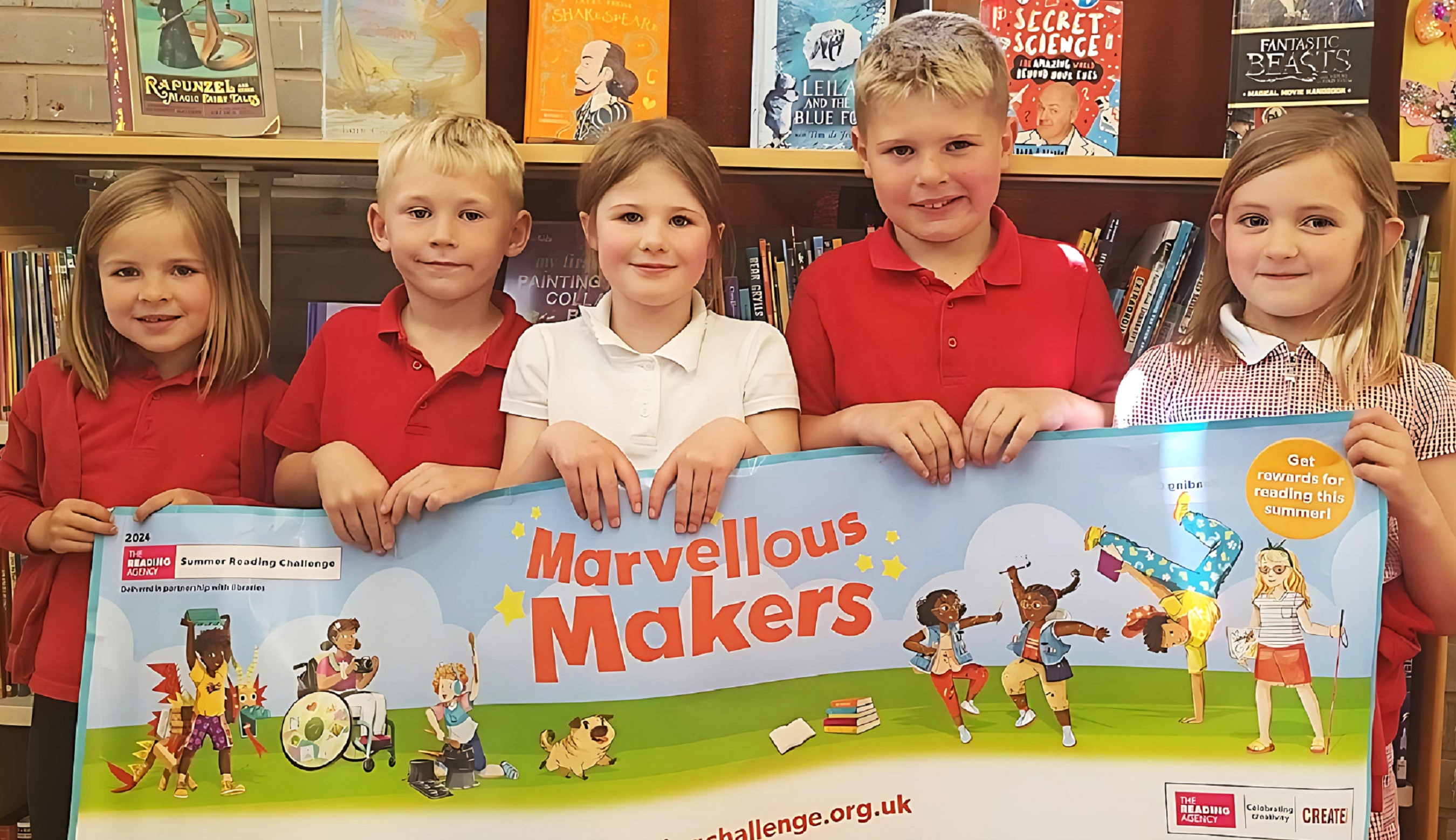 Pupils visiting Ingleton Community Library are excited to take part in this year’s challenge
