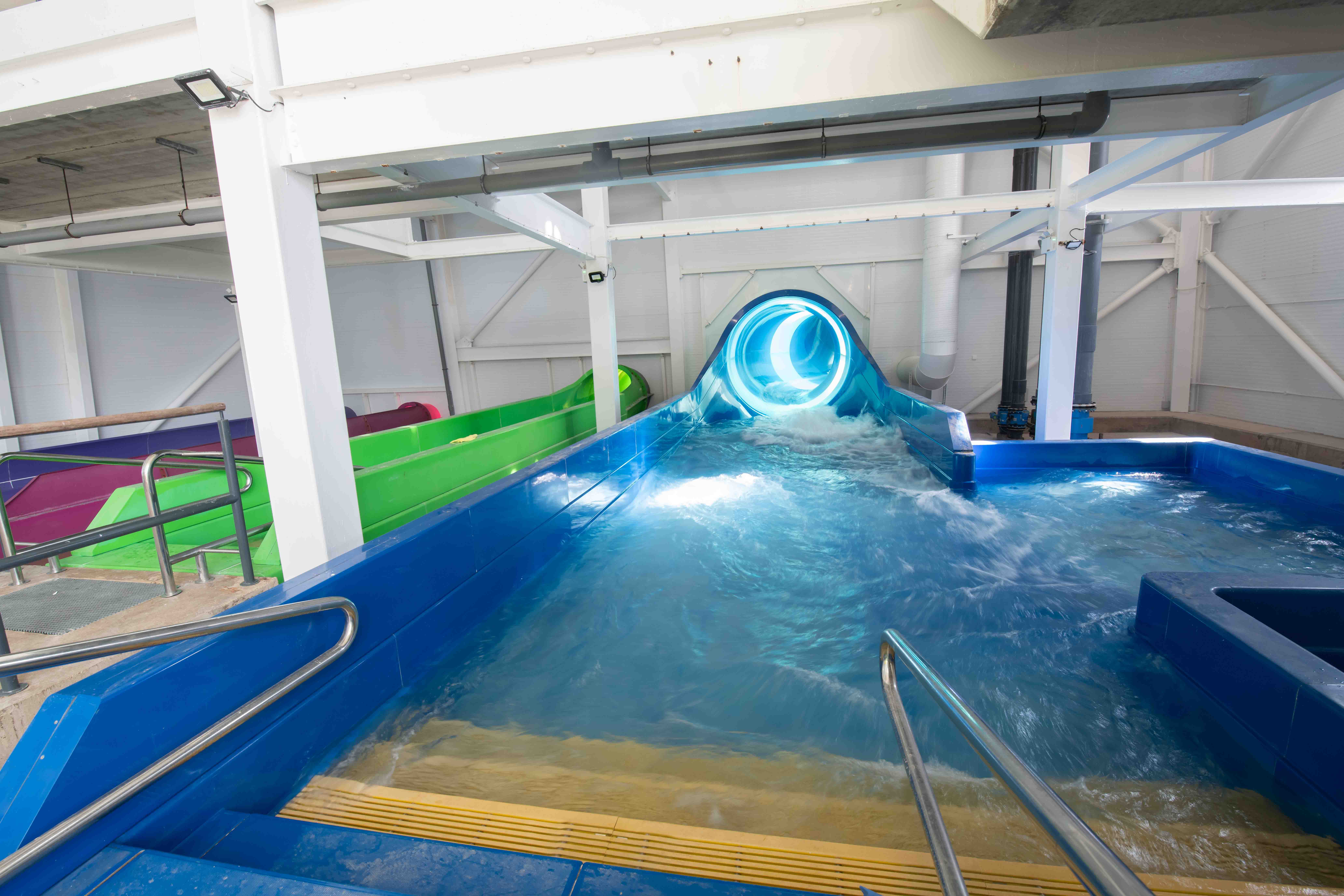 Waterslides at Alpamare