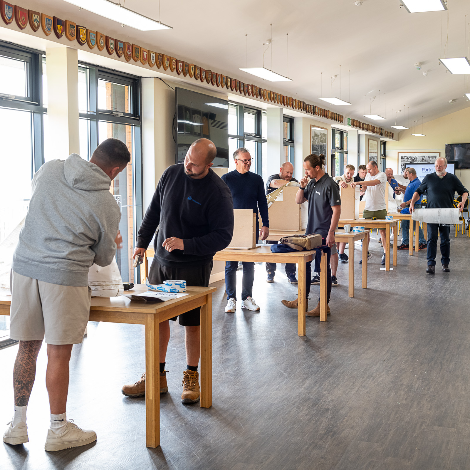 North Yorkshire builders take on free classes to train in energy efficiency techniques.