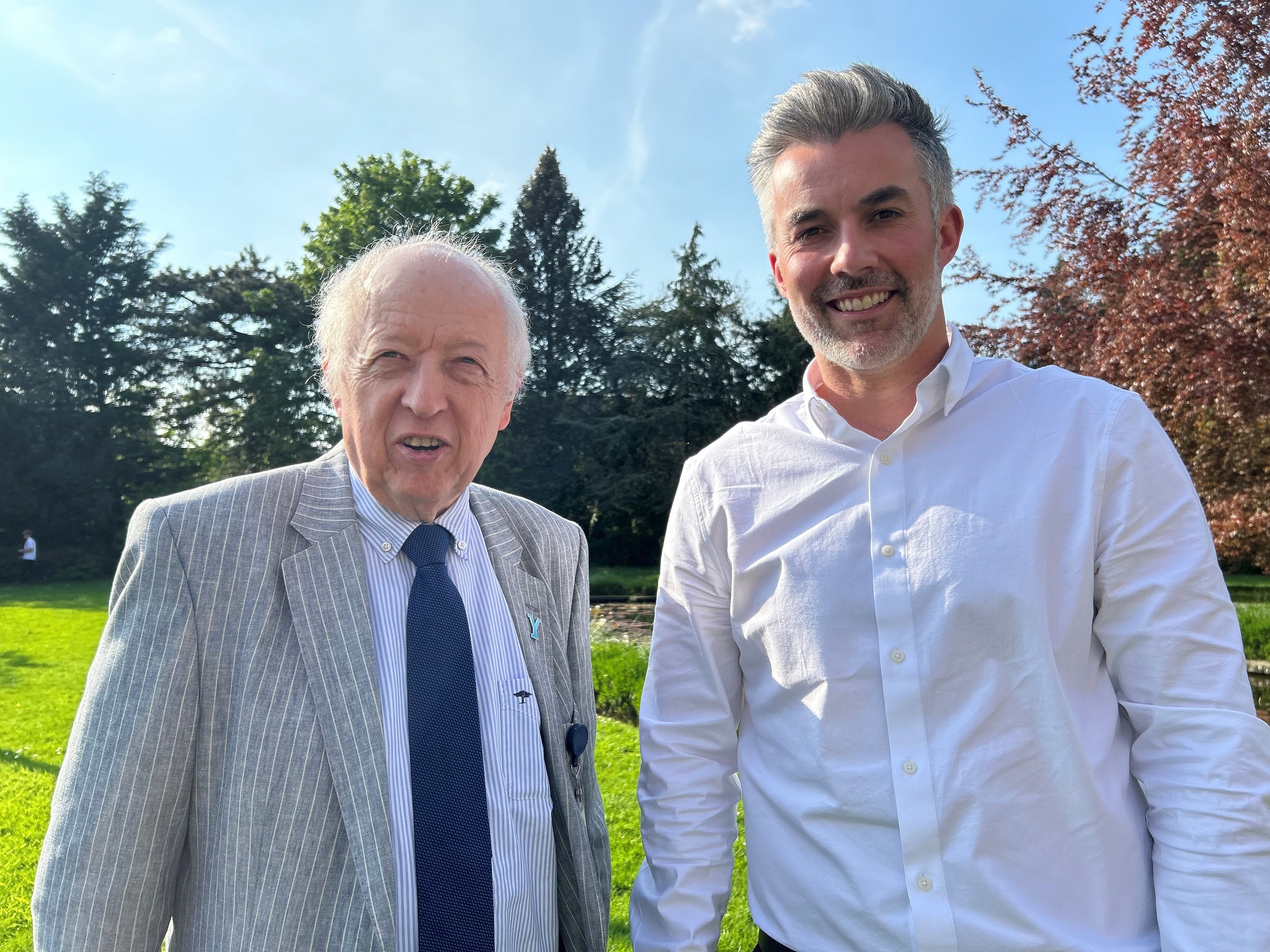North Yorkshire Council leader, Cllr Carl Les, and Mayor of York and North Yorkshire, David Skaith.