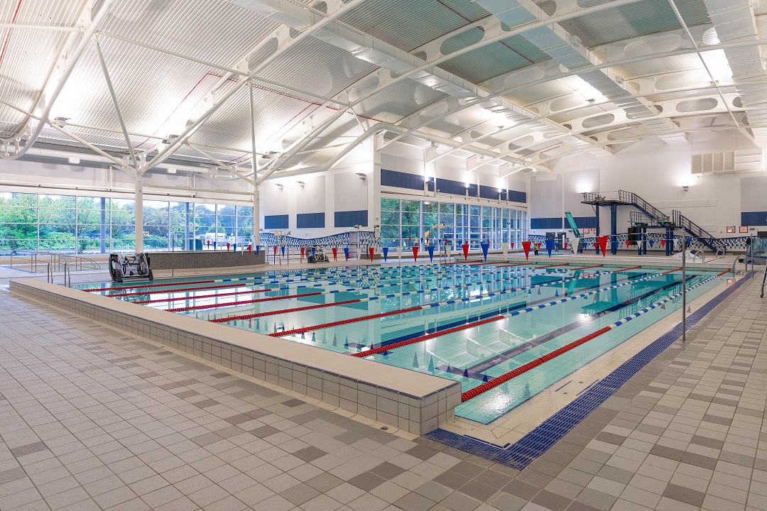 A view of the swimming pool at Harrogate Leisure and Wellbeing Hub