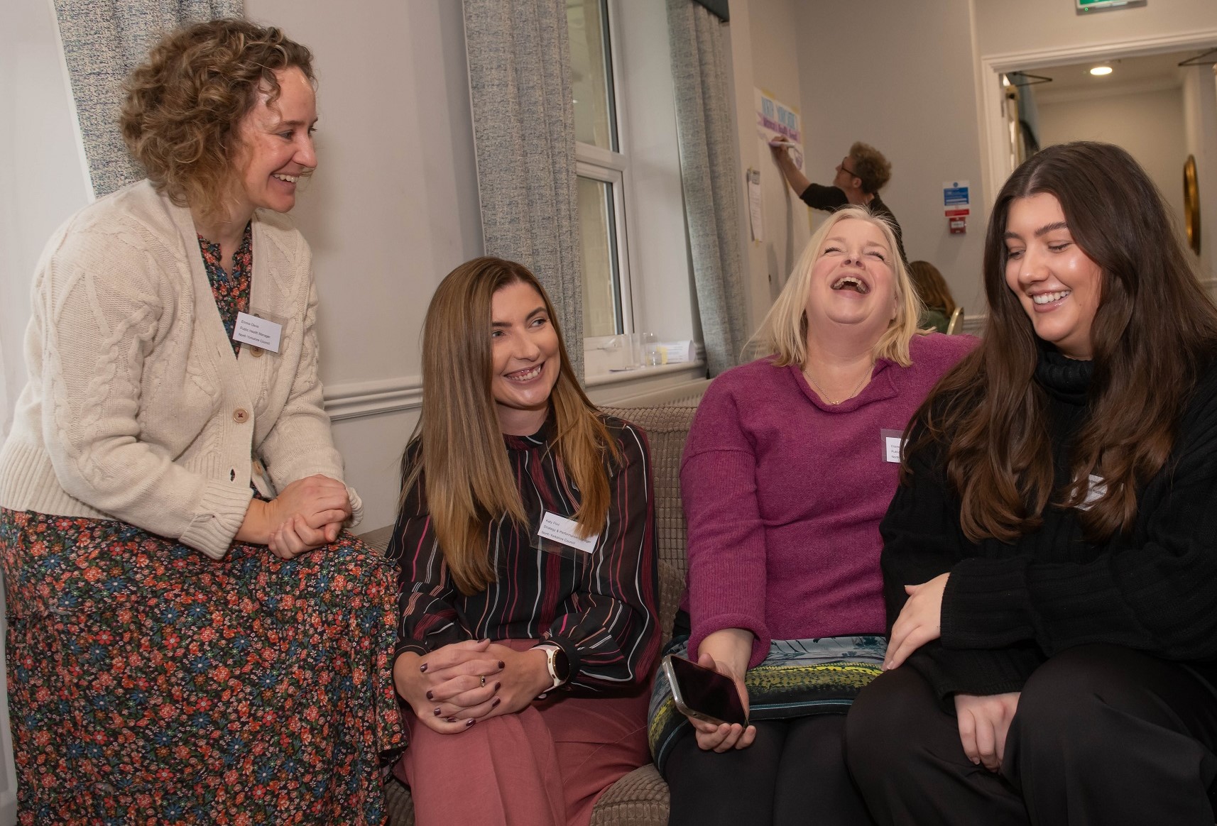 Four ladies at the Women’s Health Conference in Harrogate.