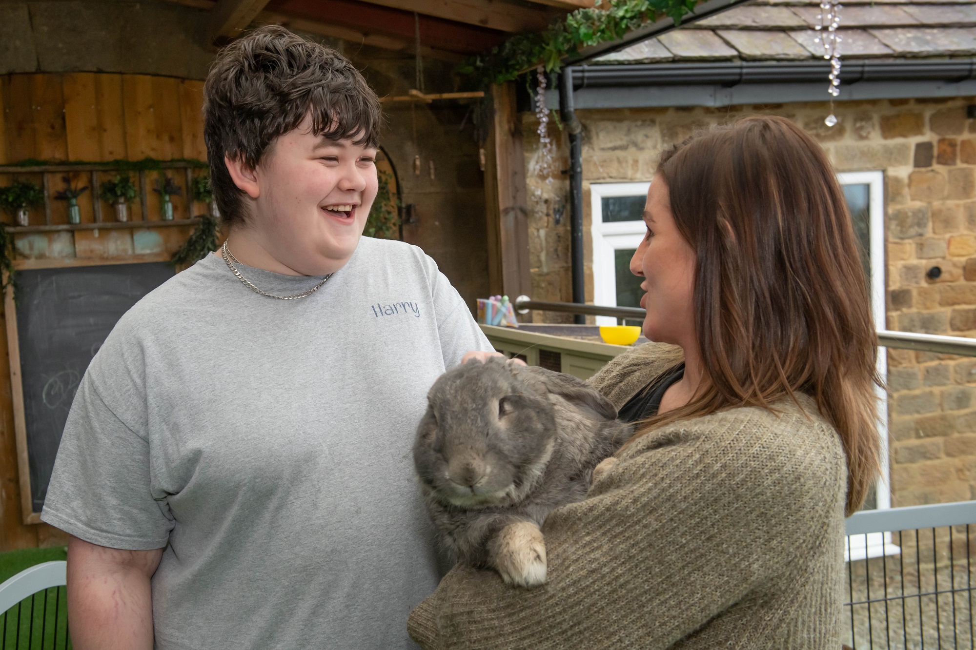 Zen Sensory, a space in Harrogate designed for children with special educational needs and disabilities, became a lifeline for Harry, who has autism. Pictured with Beckie Fajfer who owns and runs the centre with Steph Francique.
