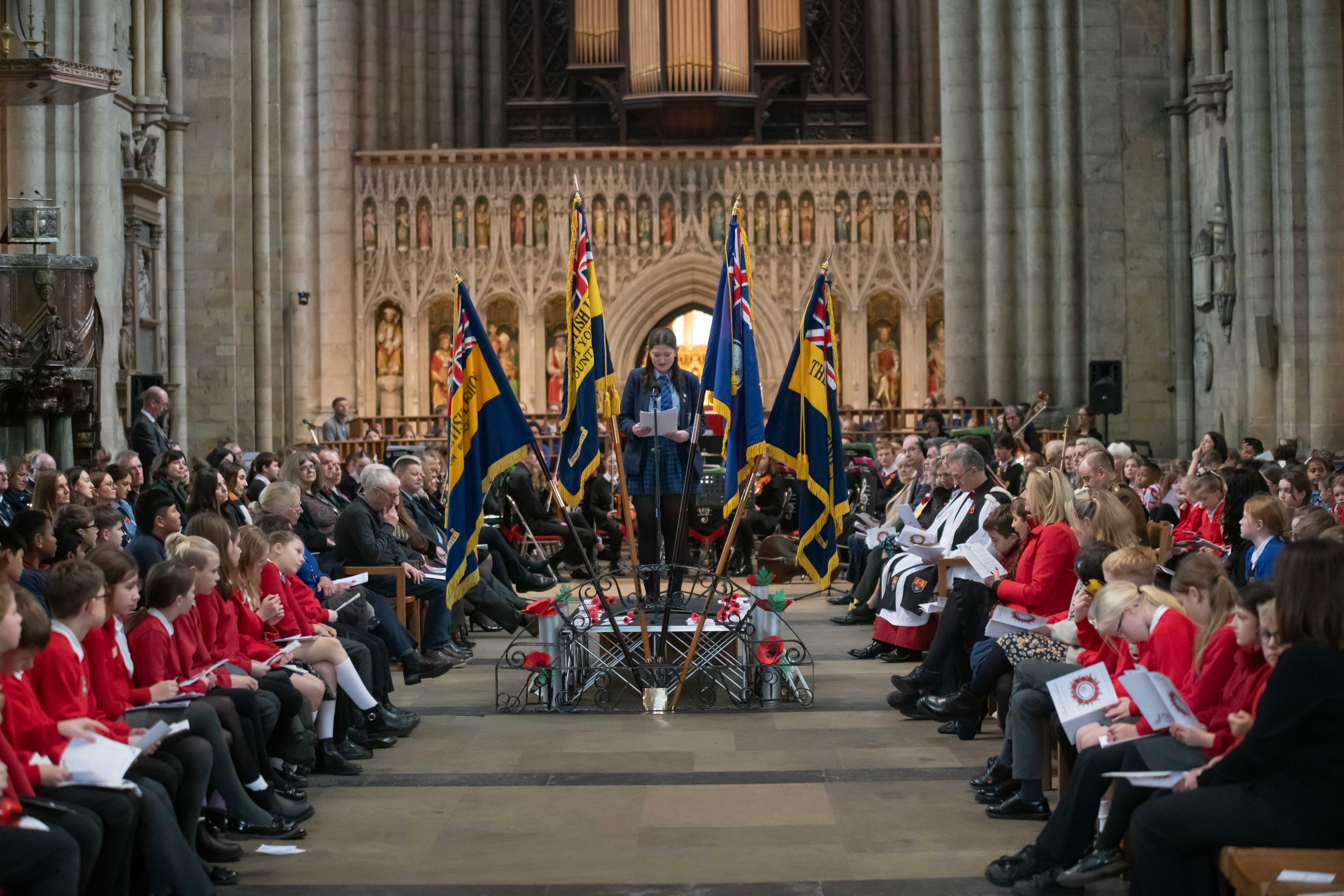 Children at Ripon Cathedral