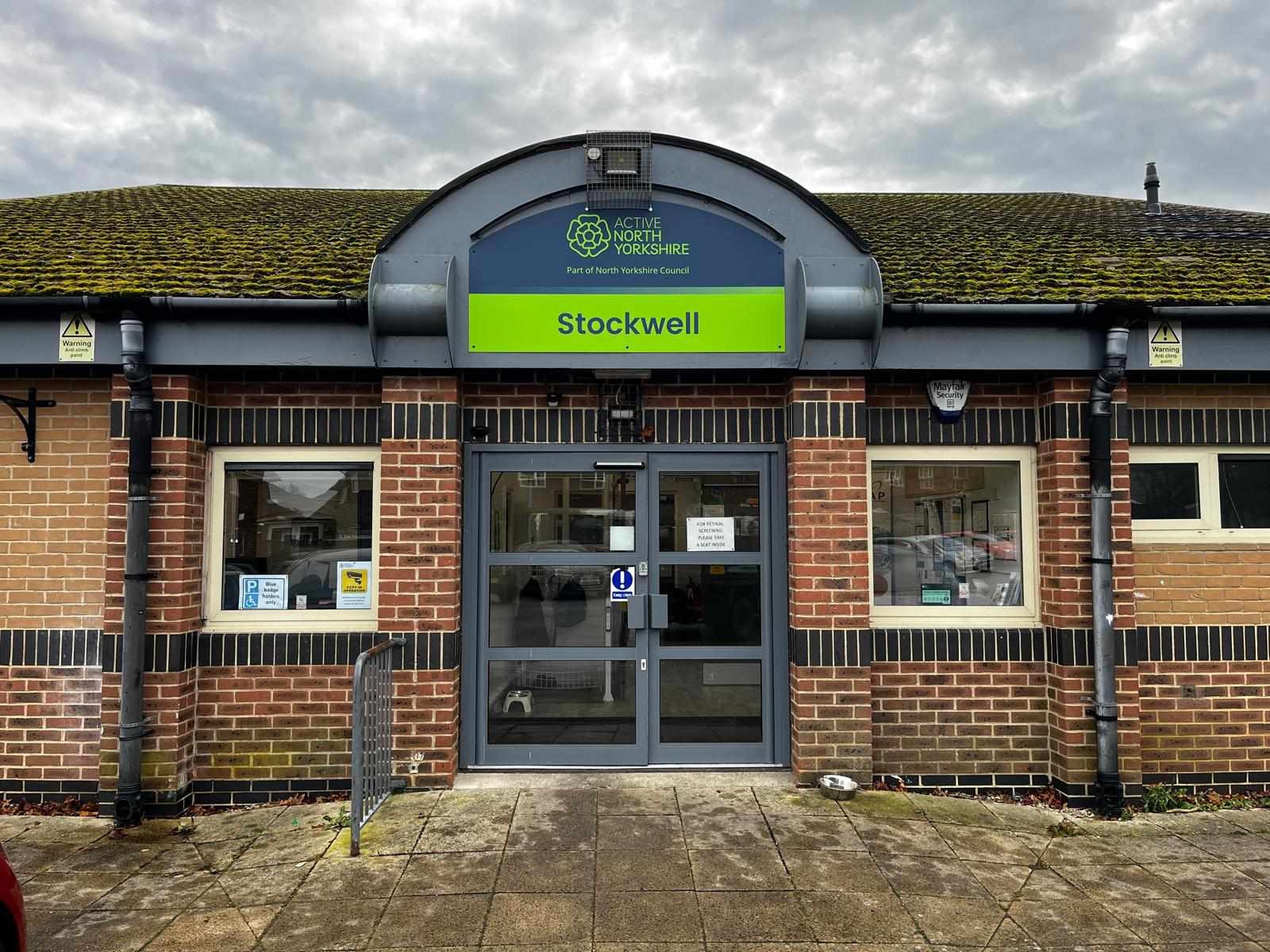 A view of the front of Stockwell Community Wellbeing Hub