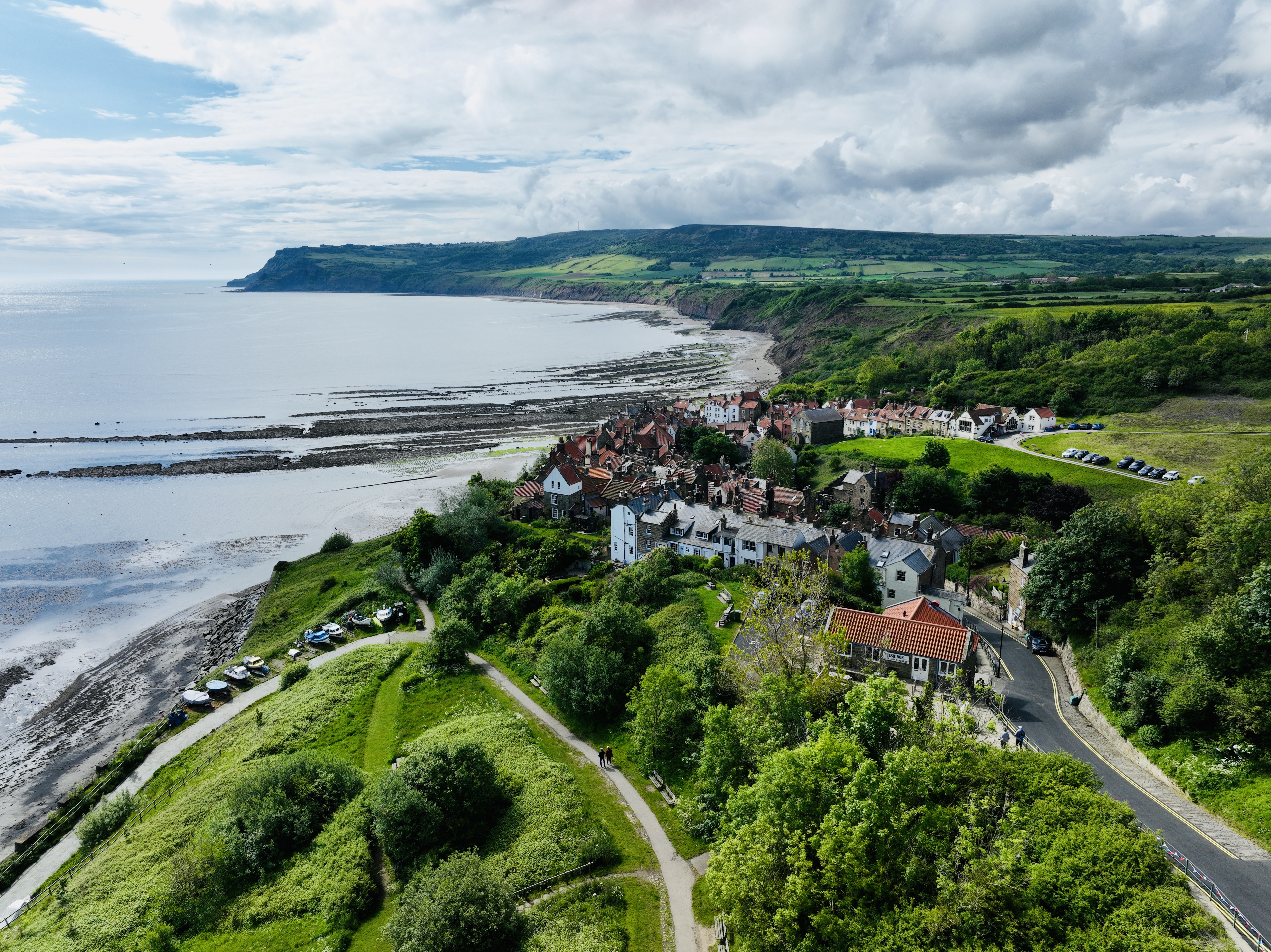 A view of Robin Hoods Bay