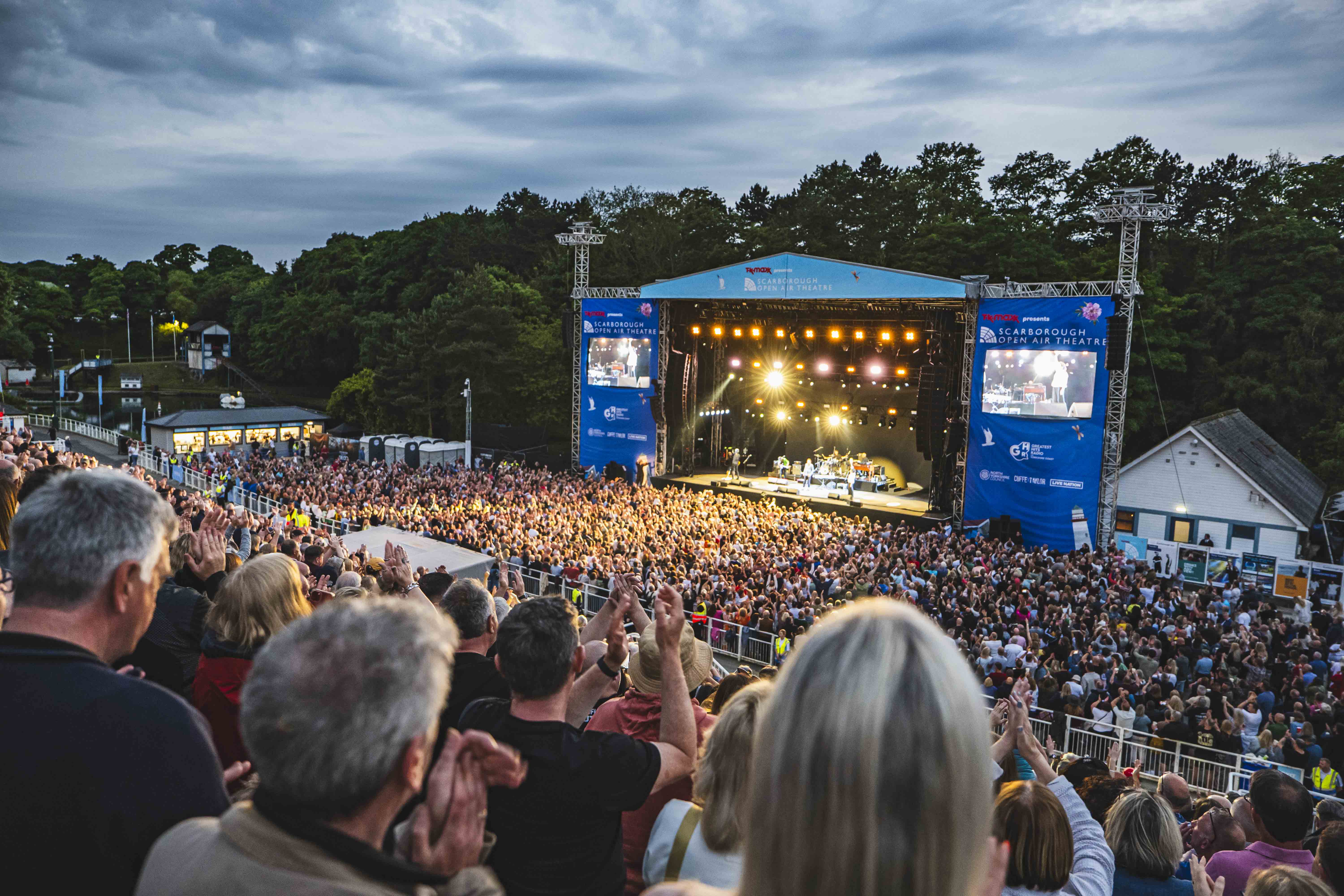 Concert at the Scarborough Open Air Theatre