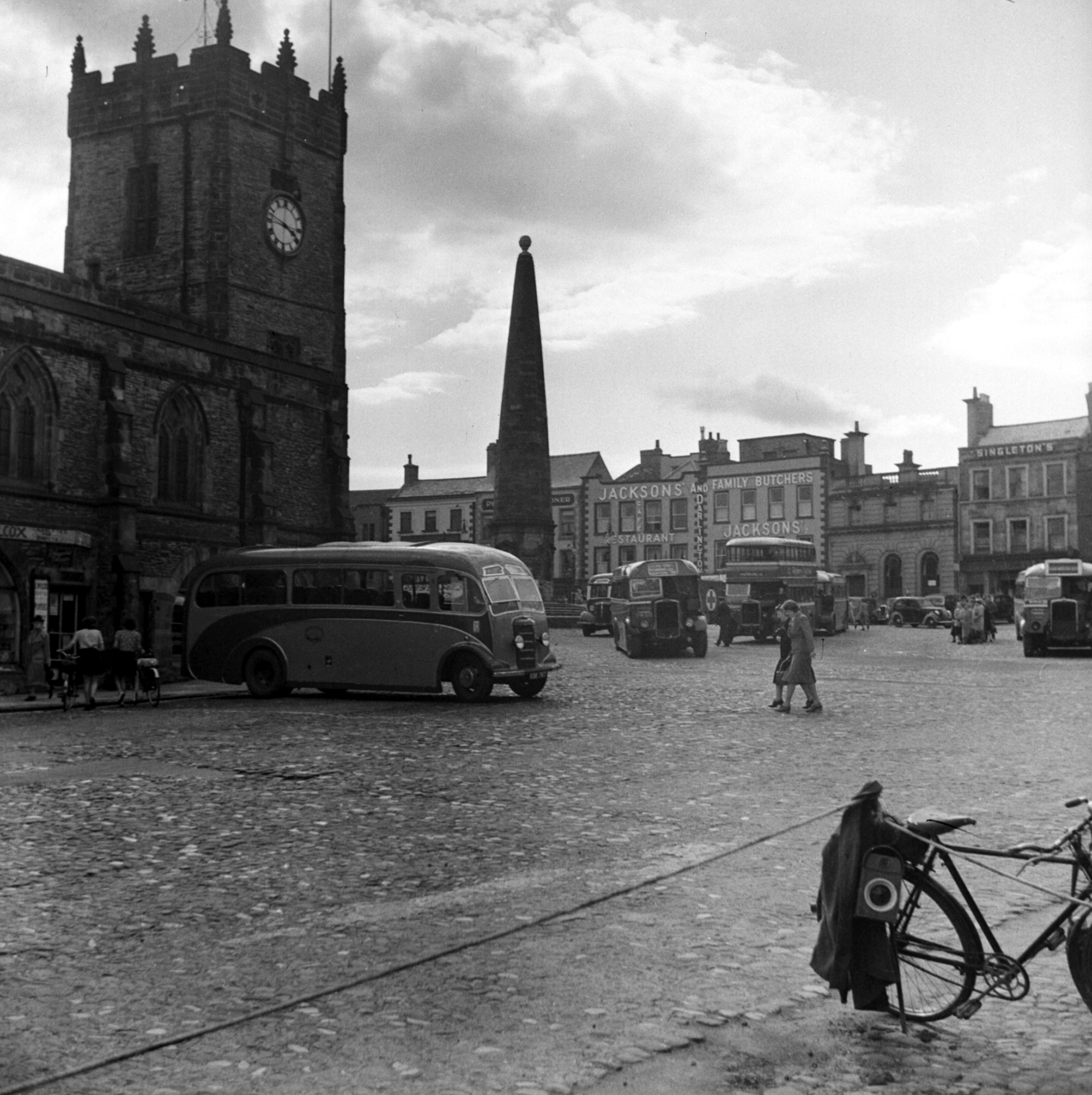 Trinity Church in Richmond’s Marketplace. From the Bertram Unné photographic 