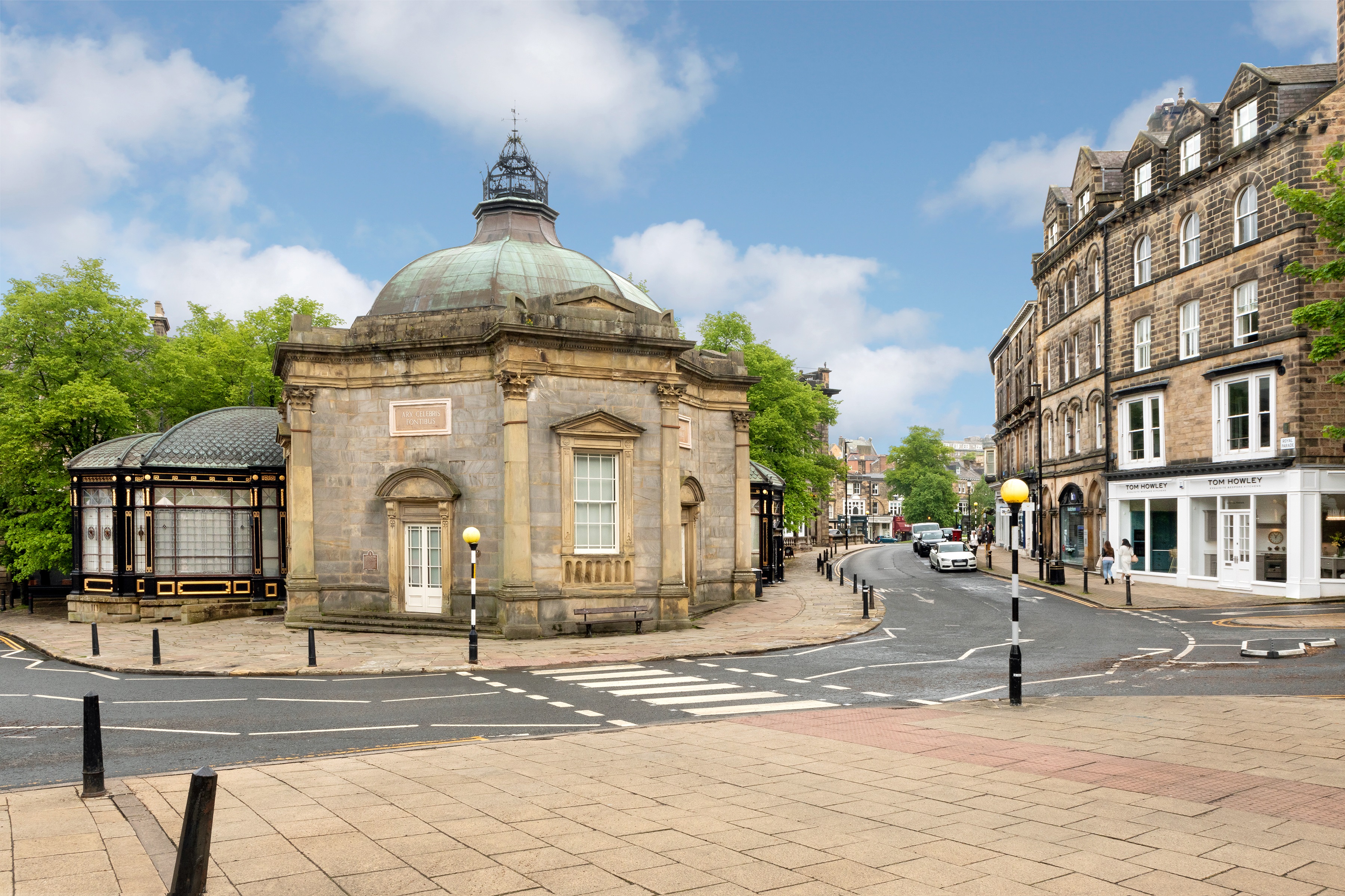 Outside the Royal Pump Room Museum