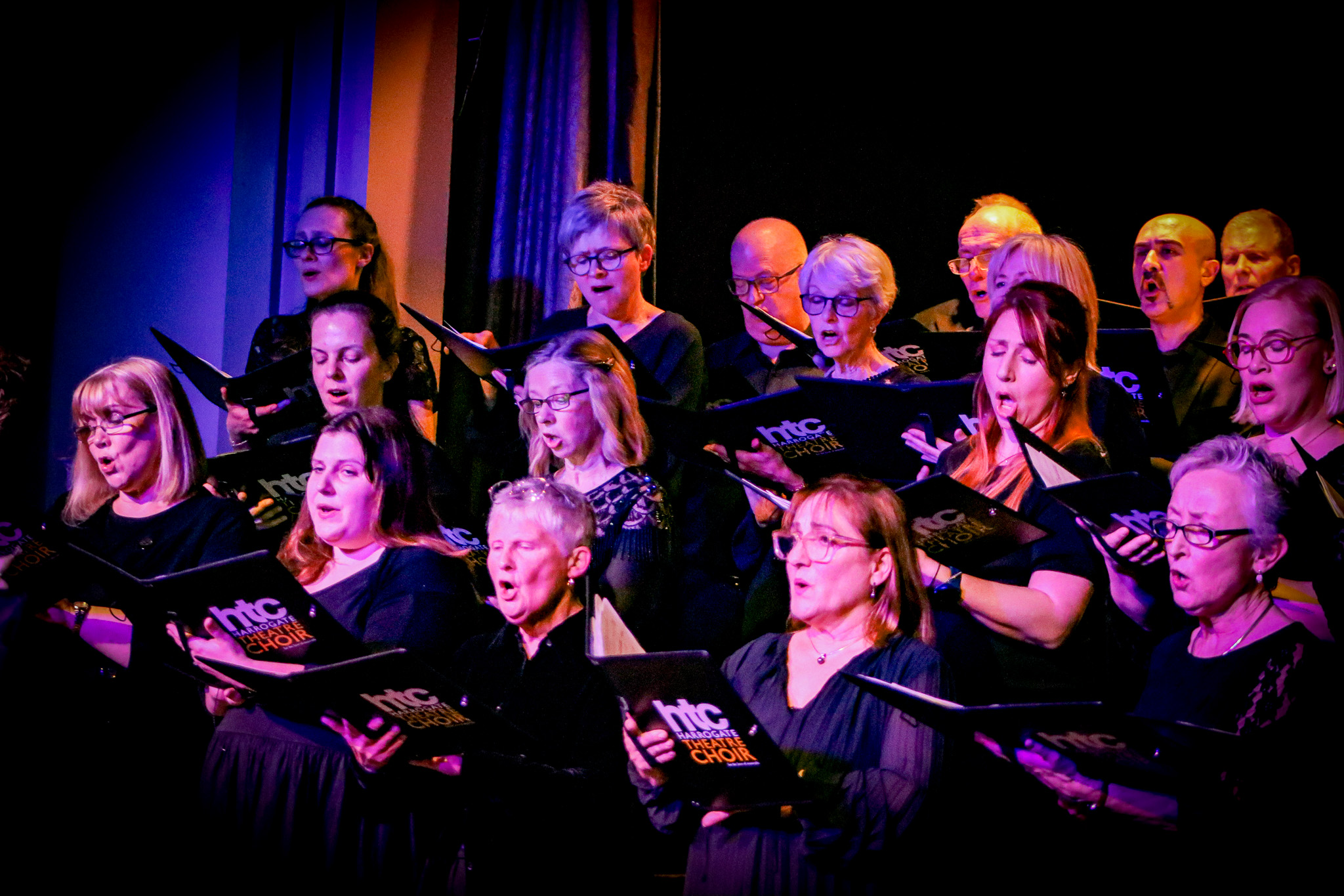Harrogate Theatre Choir singing. Credit Sam McKenzie Photography Harrogate