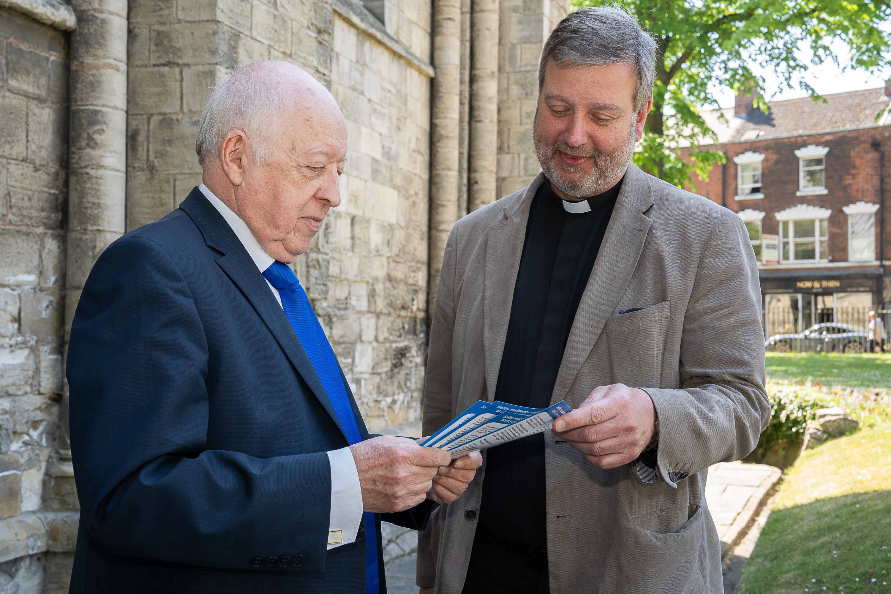 Cllr Carl Les and Revd Canon John Weetman