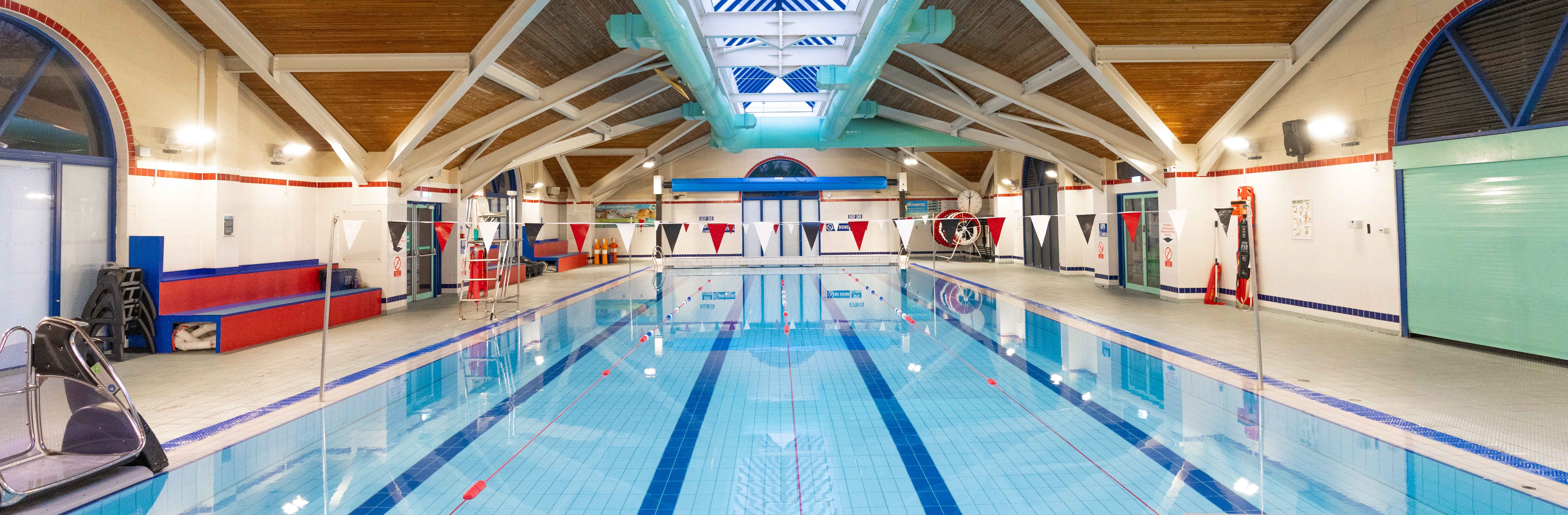 A view of Bedale swimming pool