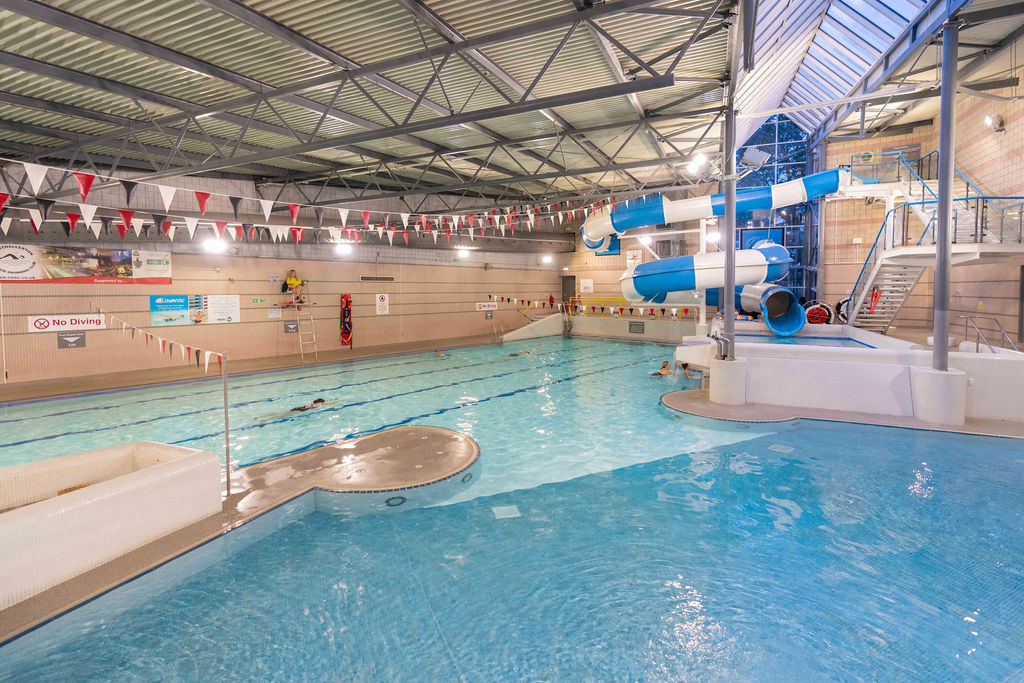 A view of Northallerton Leisure and Wellbeing Hub's swimming pools