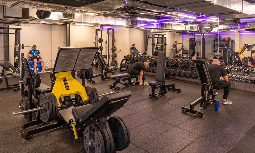 A view of the gym at Thirsk and Sowerby Leisure and Wellbeing Hub with a range of fitness equipment ready to be used