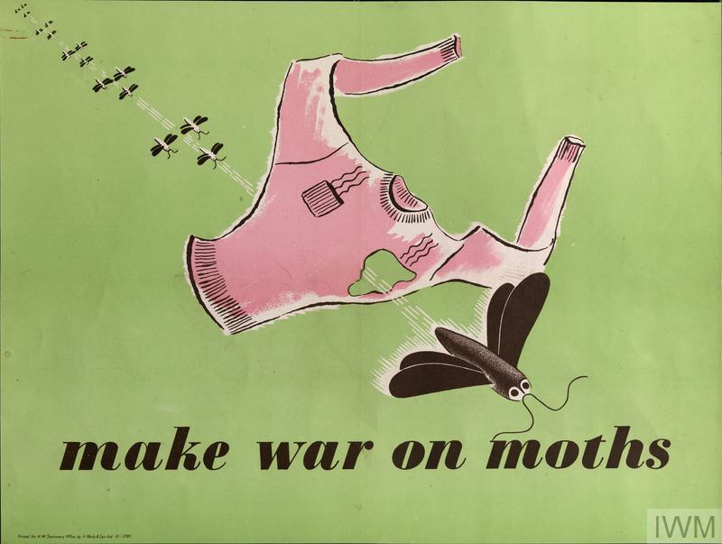 Make war on moths. Credit IWM Art.IWM PST 8297