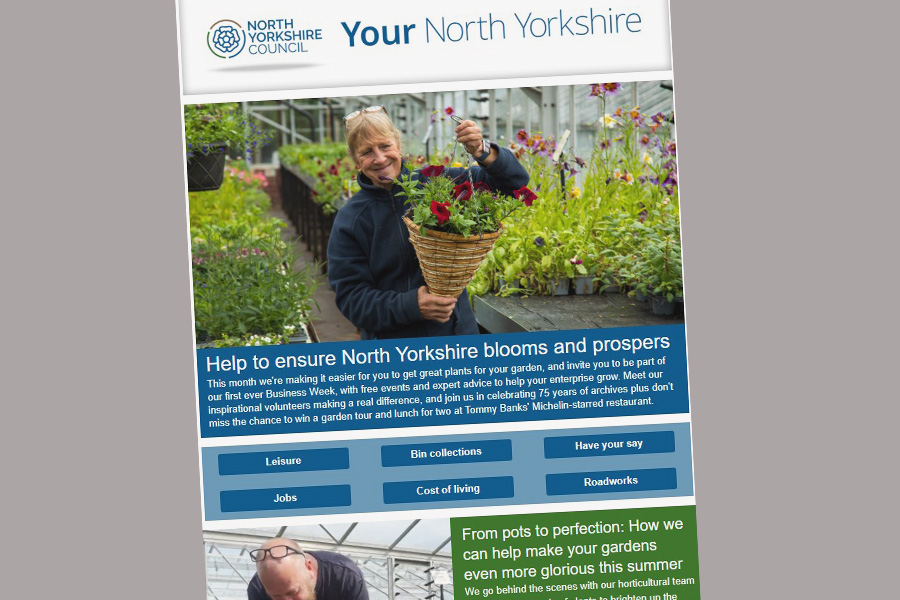 Front cover of the Your North Yorkshire May edition