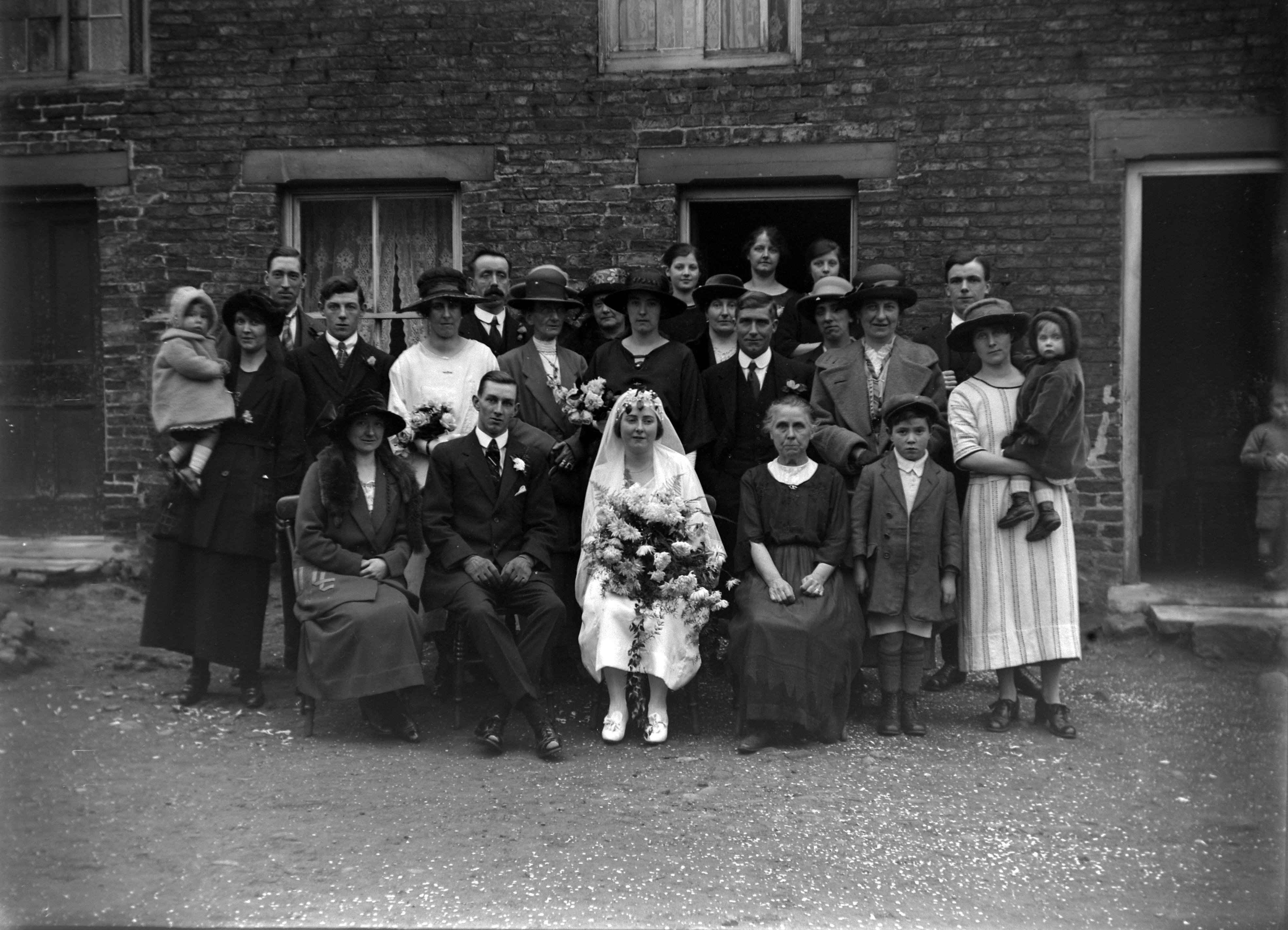 Wedding party, 1920s. From the Louisa Kruckenberg photographic