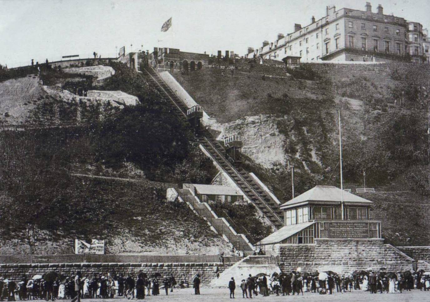 Scarborough Spa Lift in 1875
