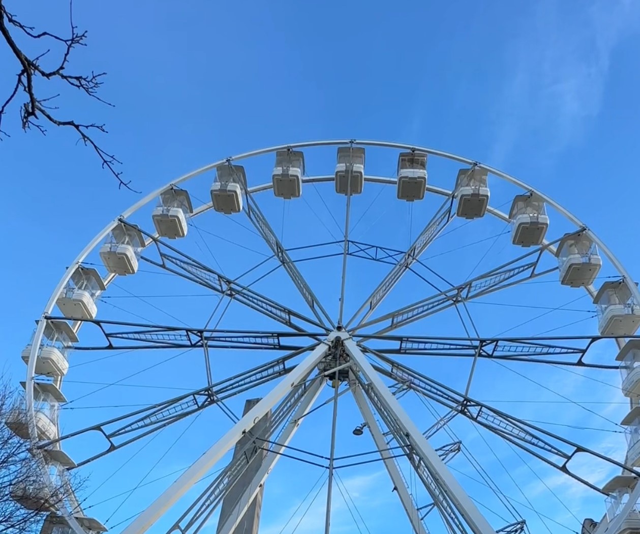 Whitby wheel on a clear day