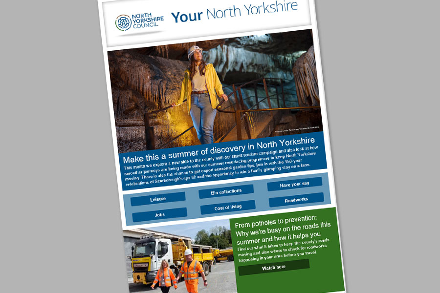 Front cover of the Your North Yorkshire July edition