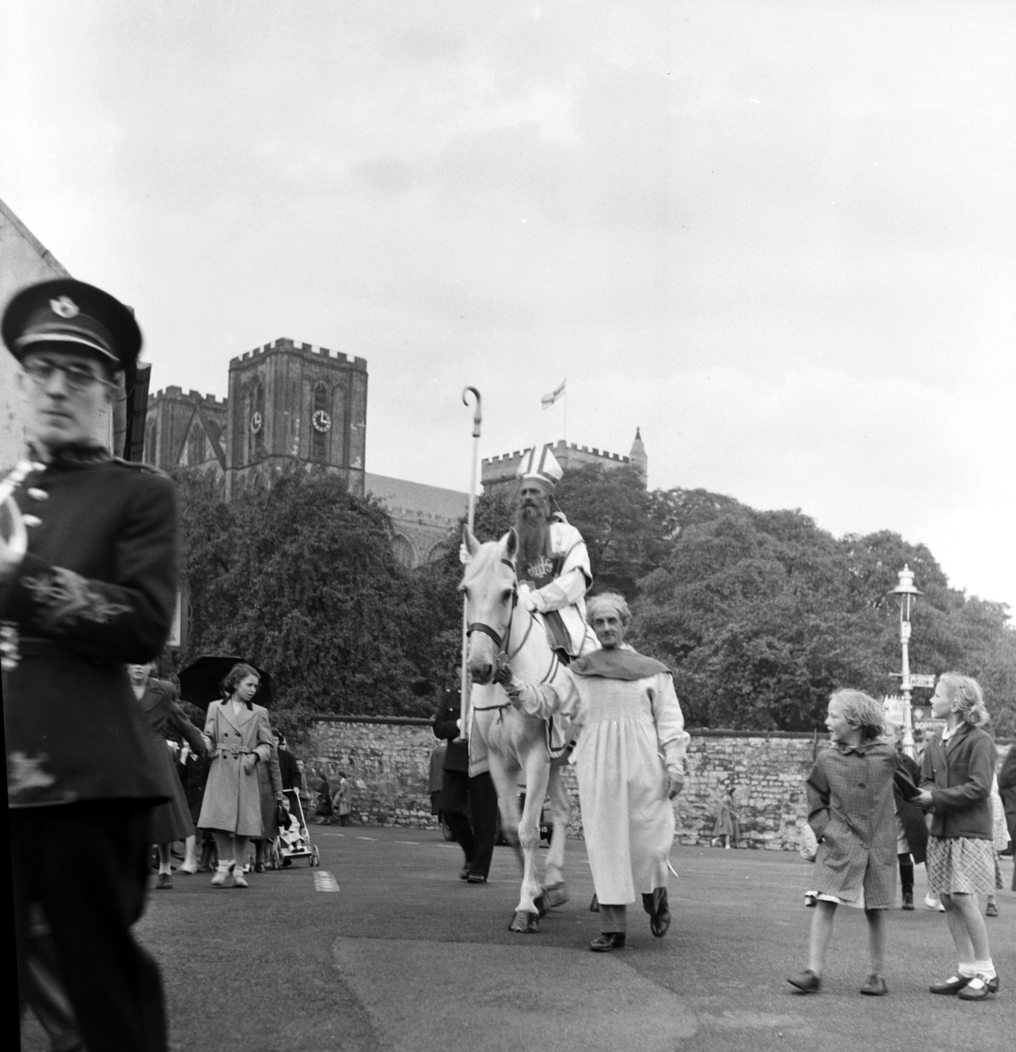 The annual Saint Wilfrid’s procession in Ripon in 1952. From the Bertram Unné photographic collection