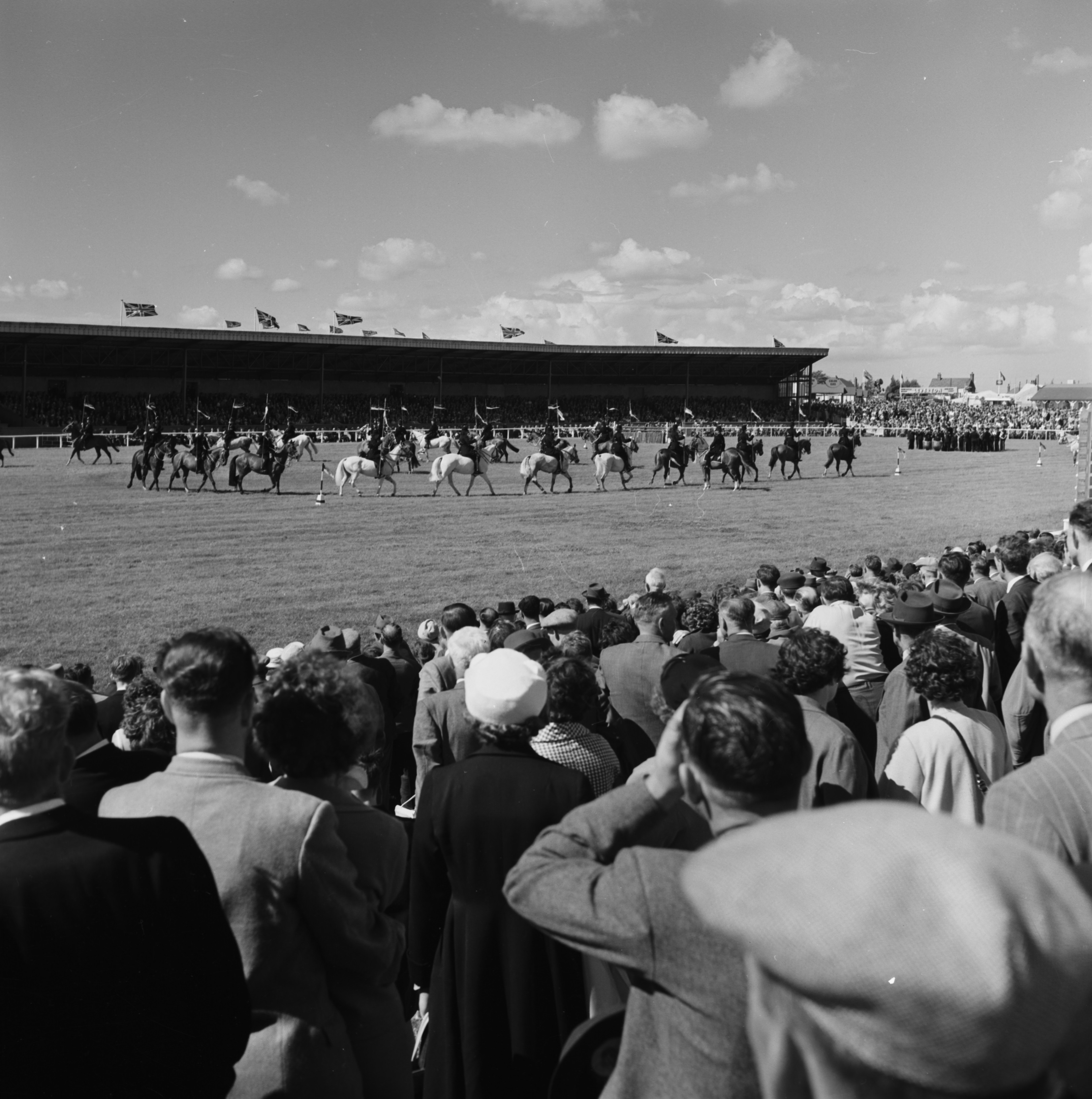 Police on parade at the Great Yorkshire Show in 1960. From the Bertram Unné photographic collection