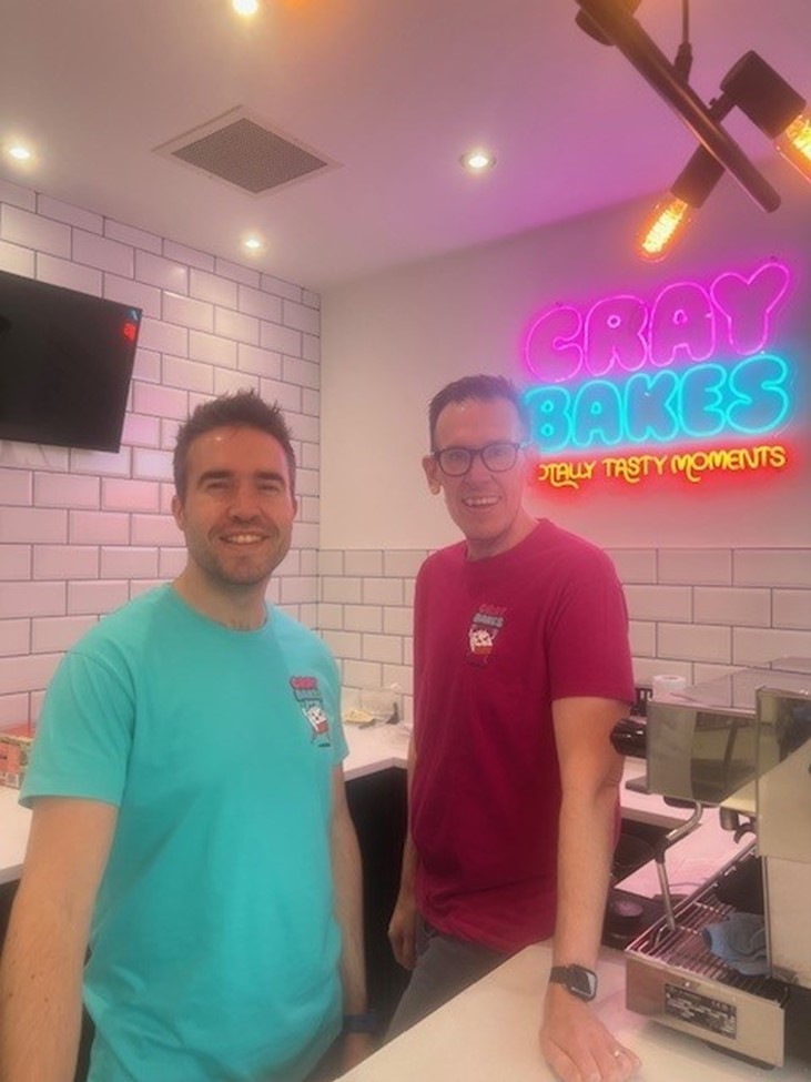 Picture of Craig and Matt of Cray Bakes.