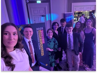 Picture of the Scarborough based Anglo American cybersecurity early careers team.
