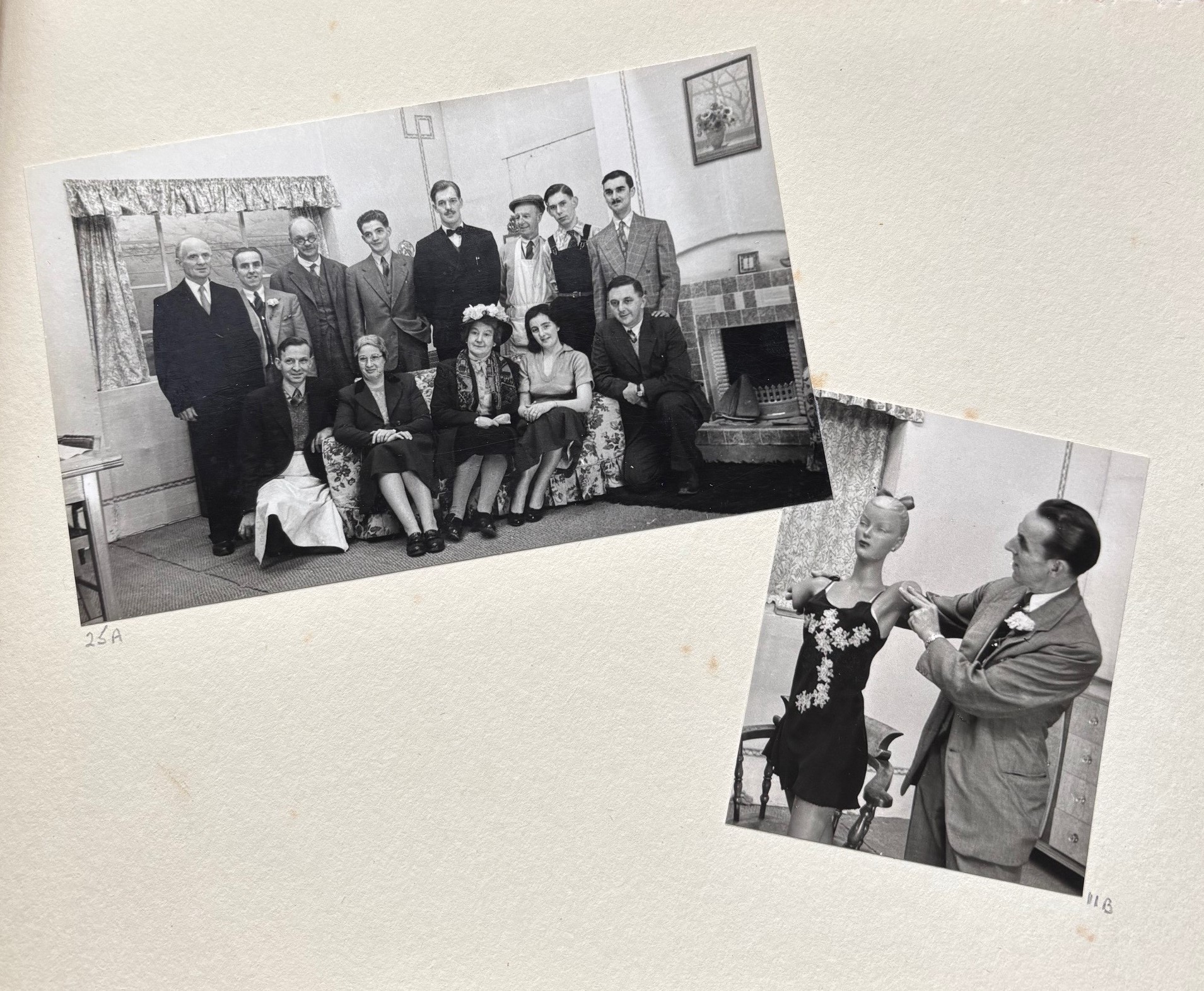 The cast of a production of ‘As You Are’ involving members of the amateur dramatics group, the St Peter’s Players from Norton, in 1953.