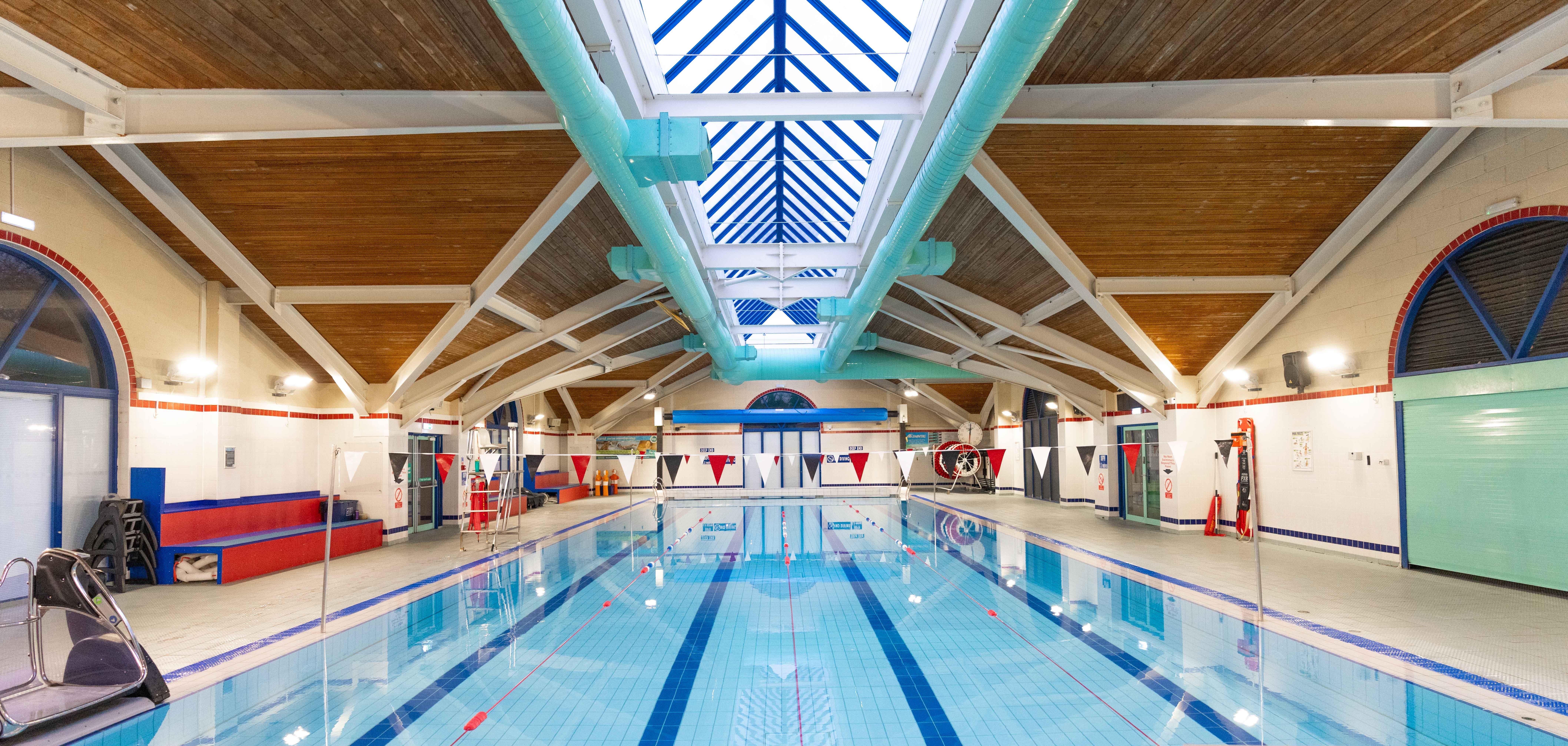 A view of Bedale swimming pool