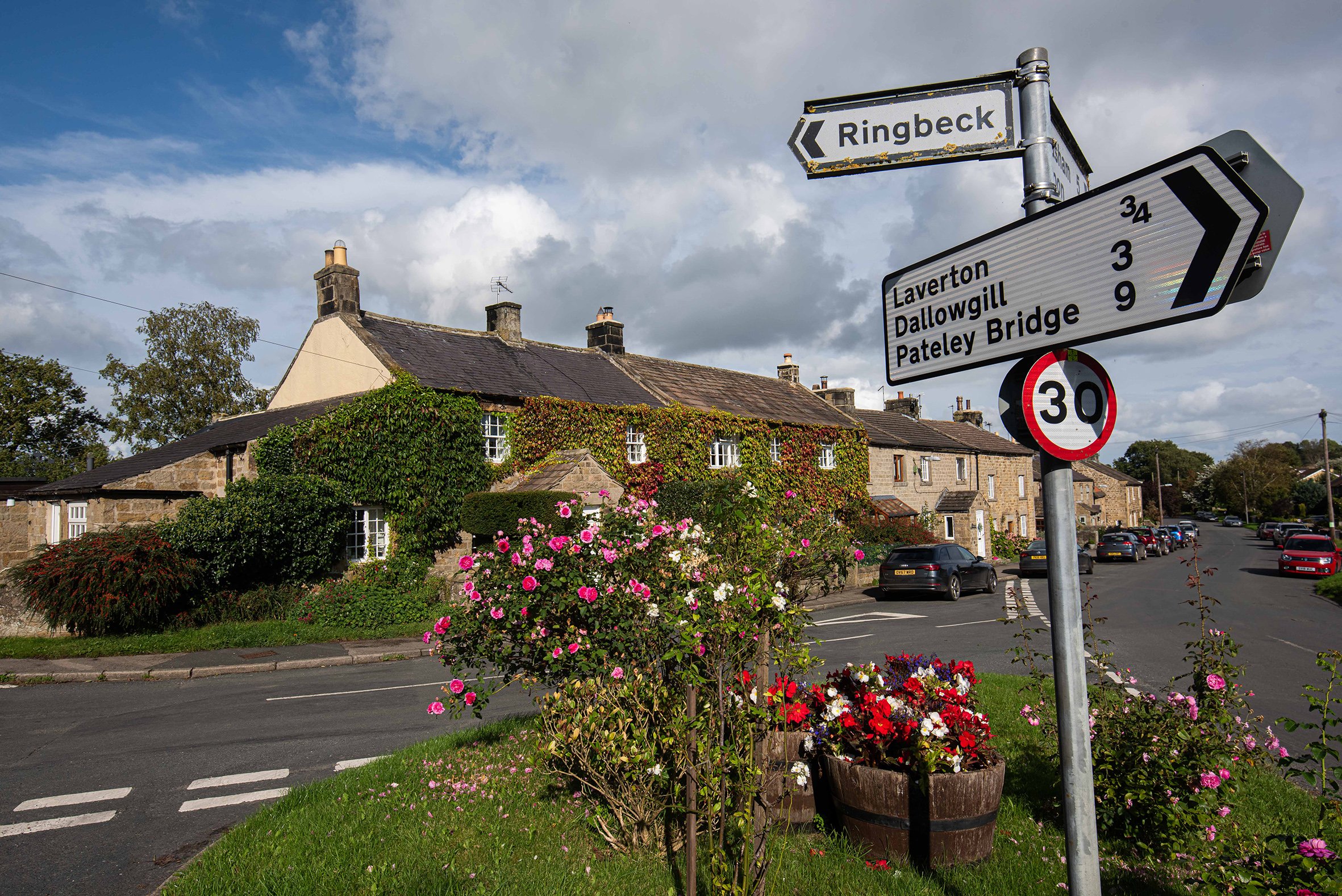 A view of views of Kirkby Malzeard, near Ripon, where the first of the joint developments is located.