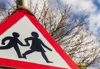 School crossing sign