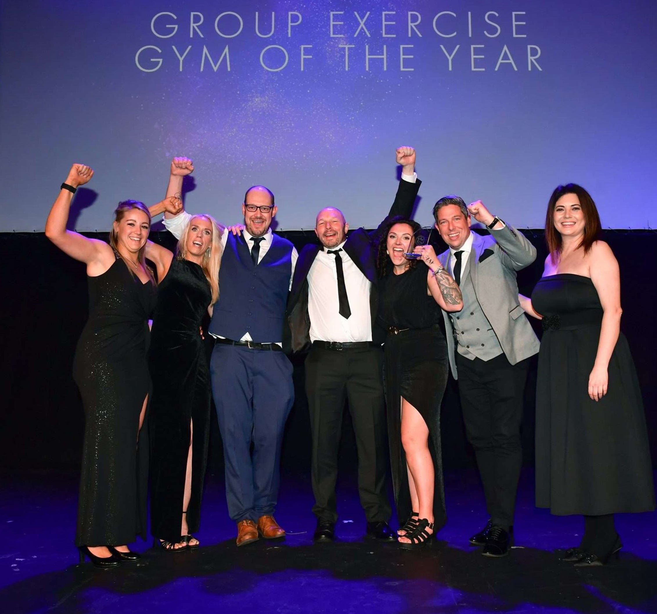 The Active North Yorkshire Harrogate team winning their award