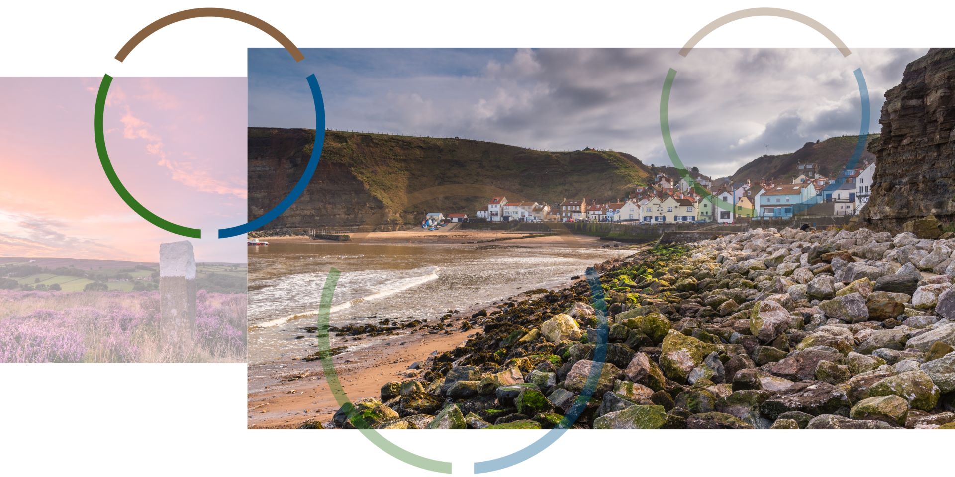 Rugged landscape in North Yorkshire