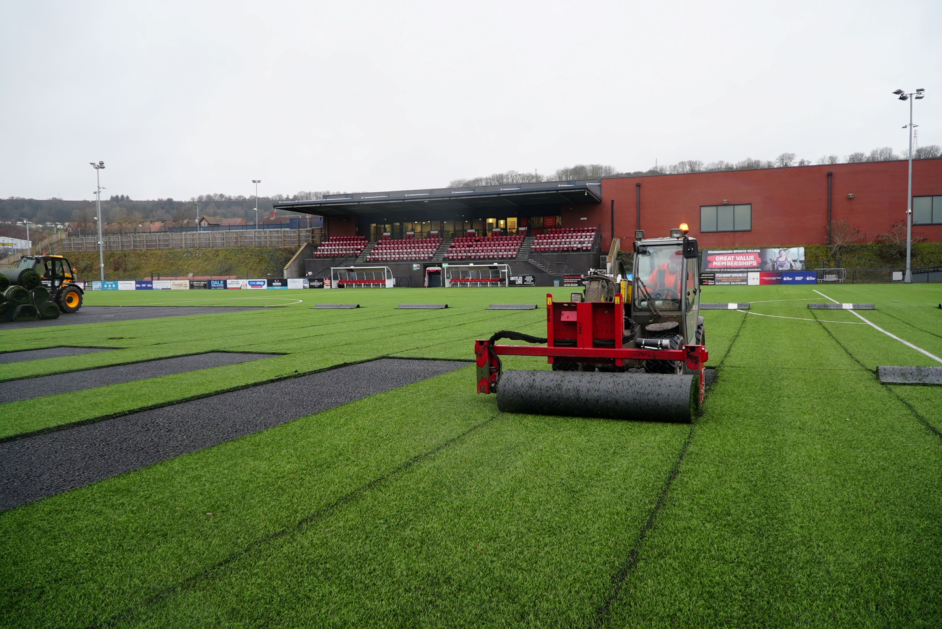 The pitch at Scarborough Sports Village