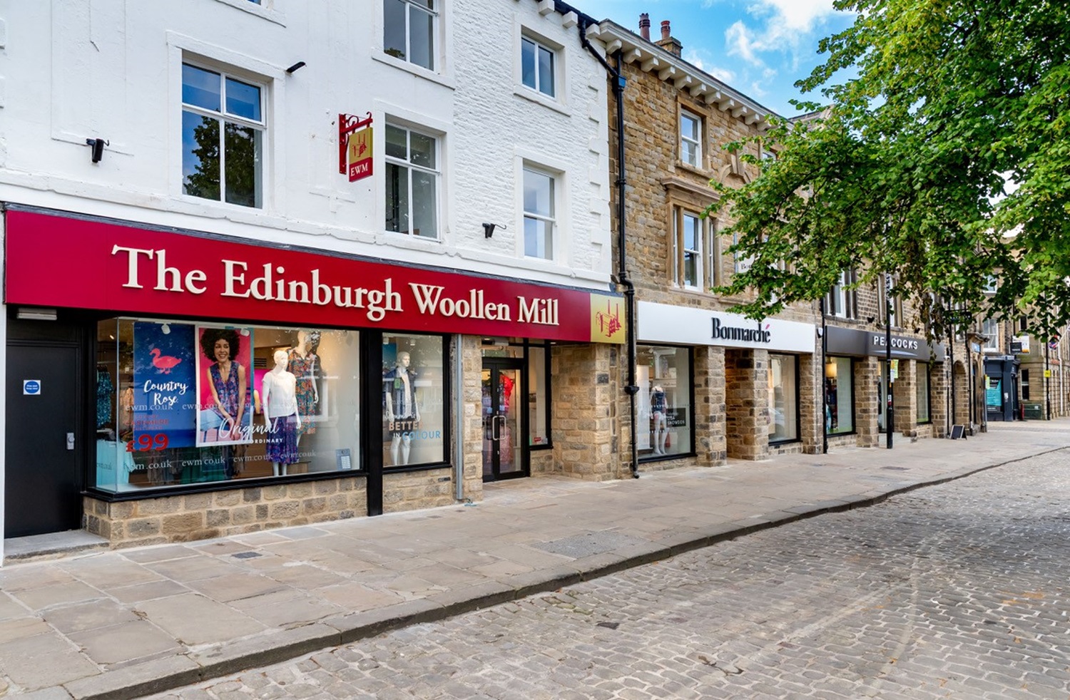 Skipton High Street shopping area