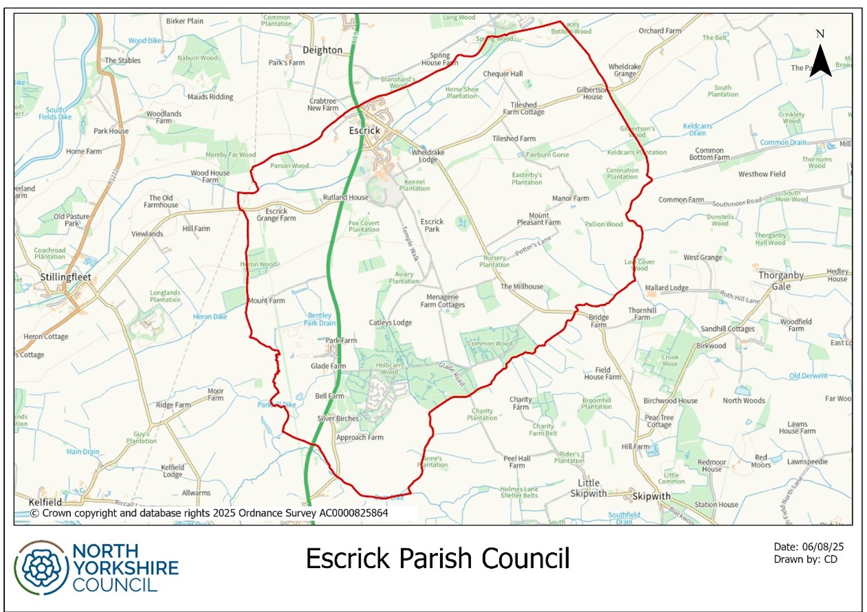 Proposed map for Escrick stage 2