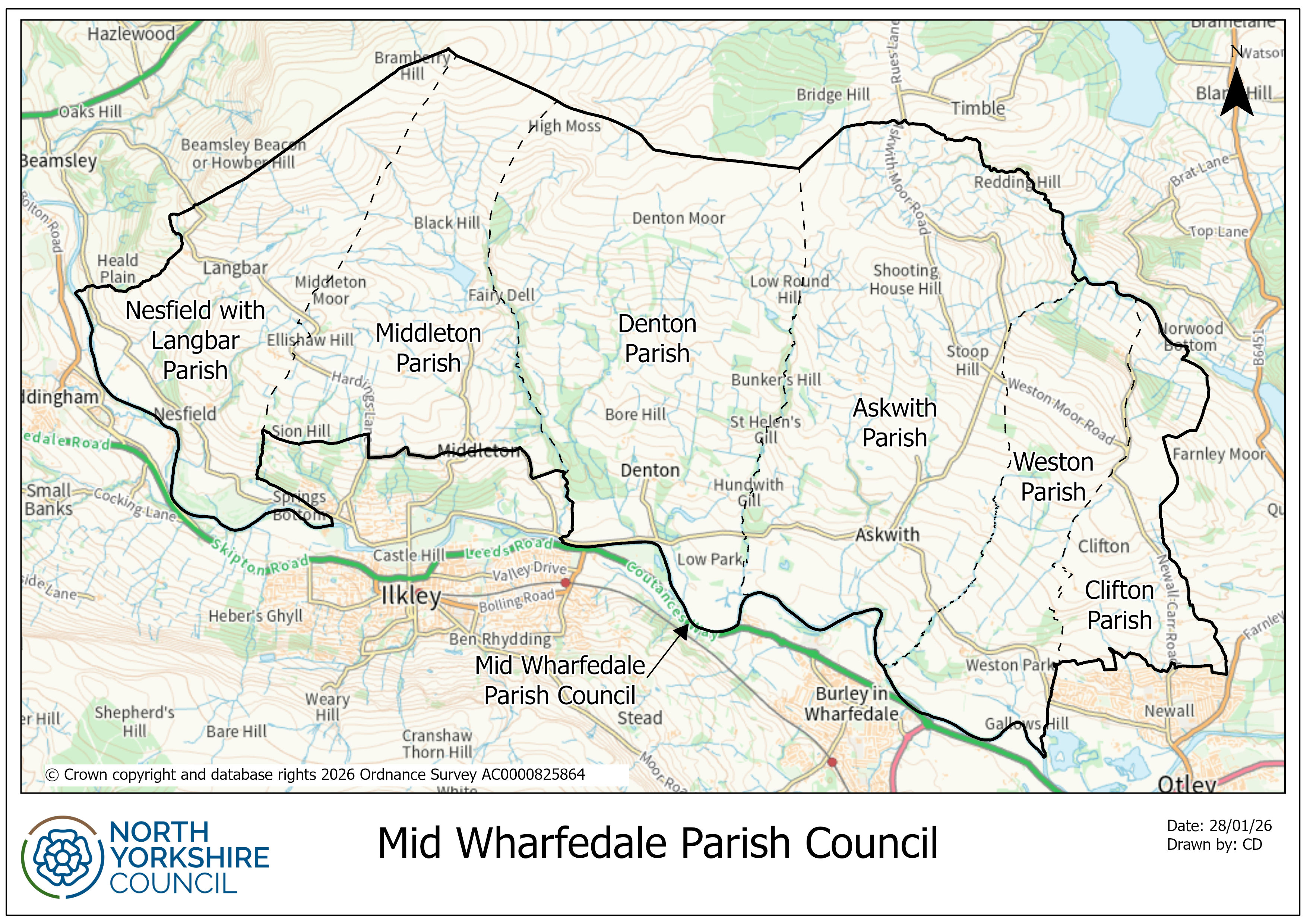 Proposed map for Newall with Clifton