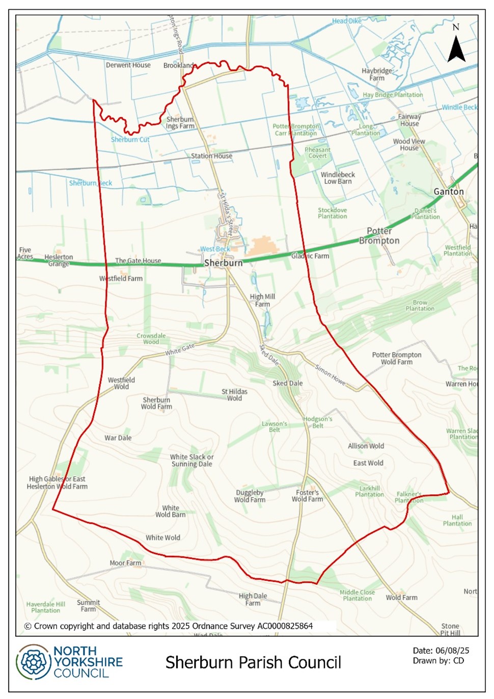 Proposed map for Sherburn stage 2