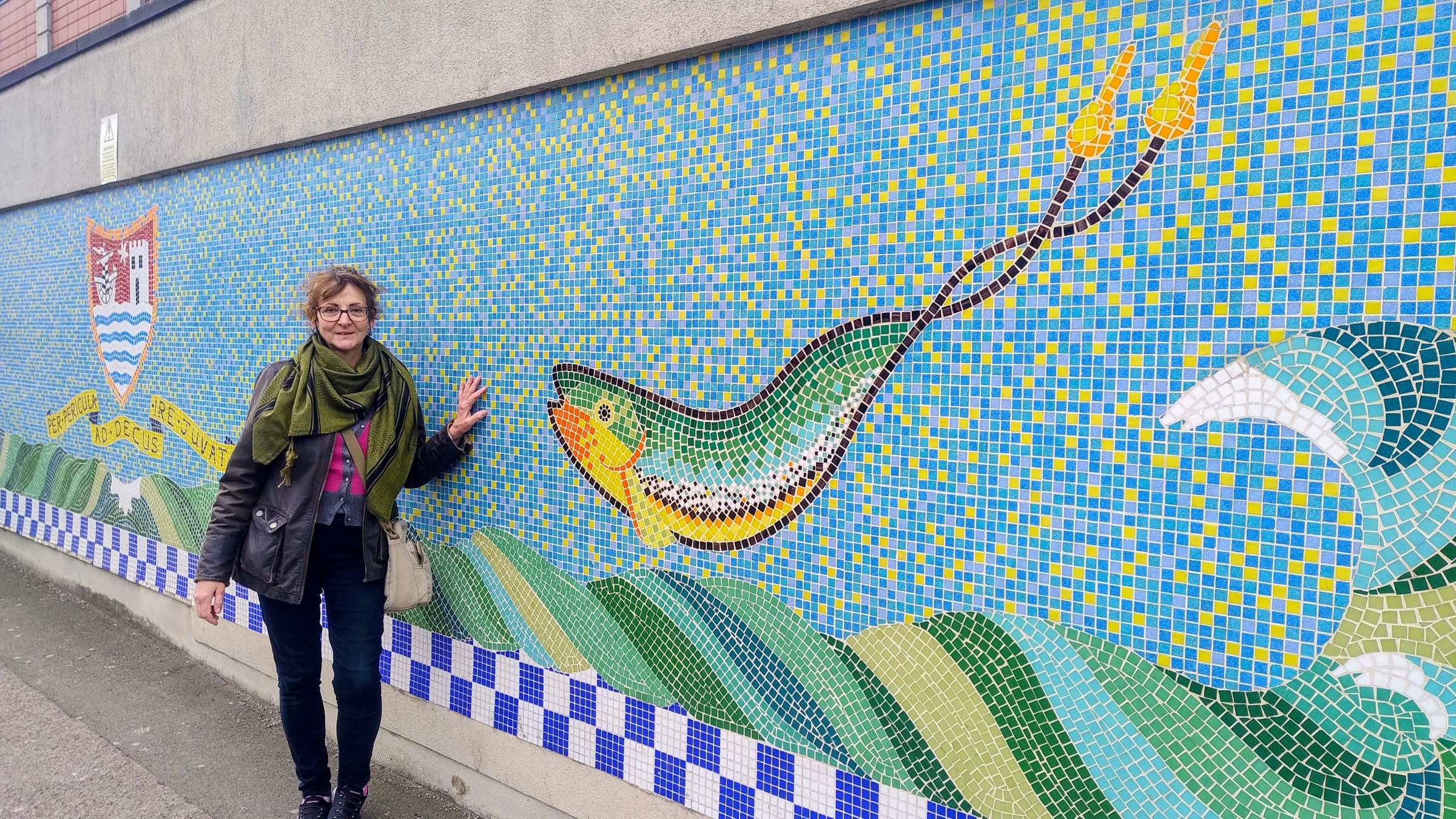 Scarborough-based mosaic artist, Gabrielle Naptali