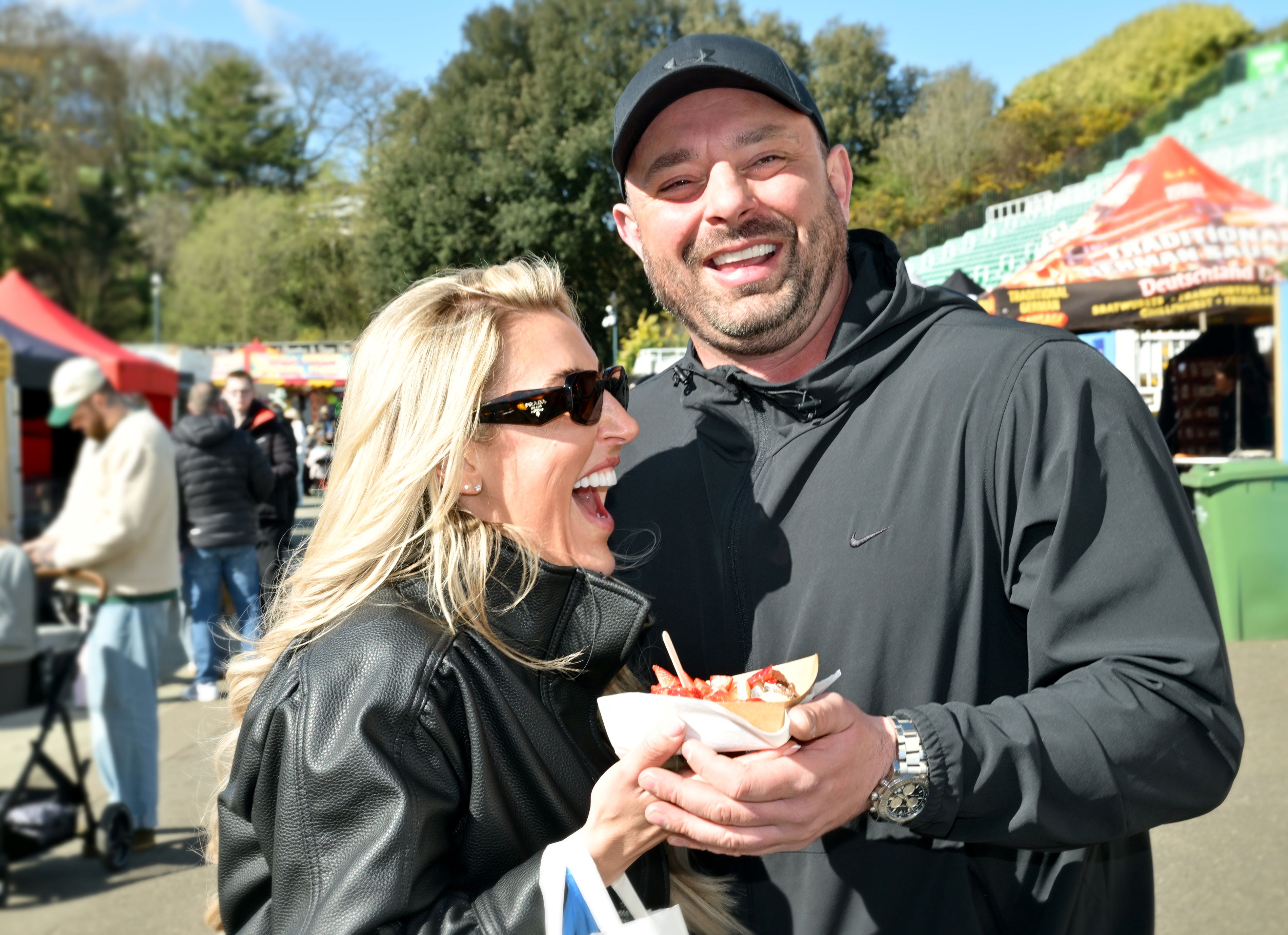 Two people at Scarborough Food Festival